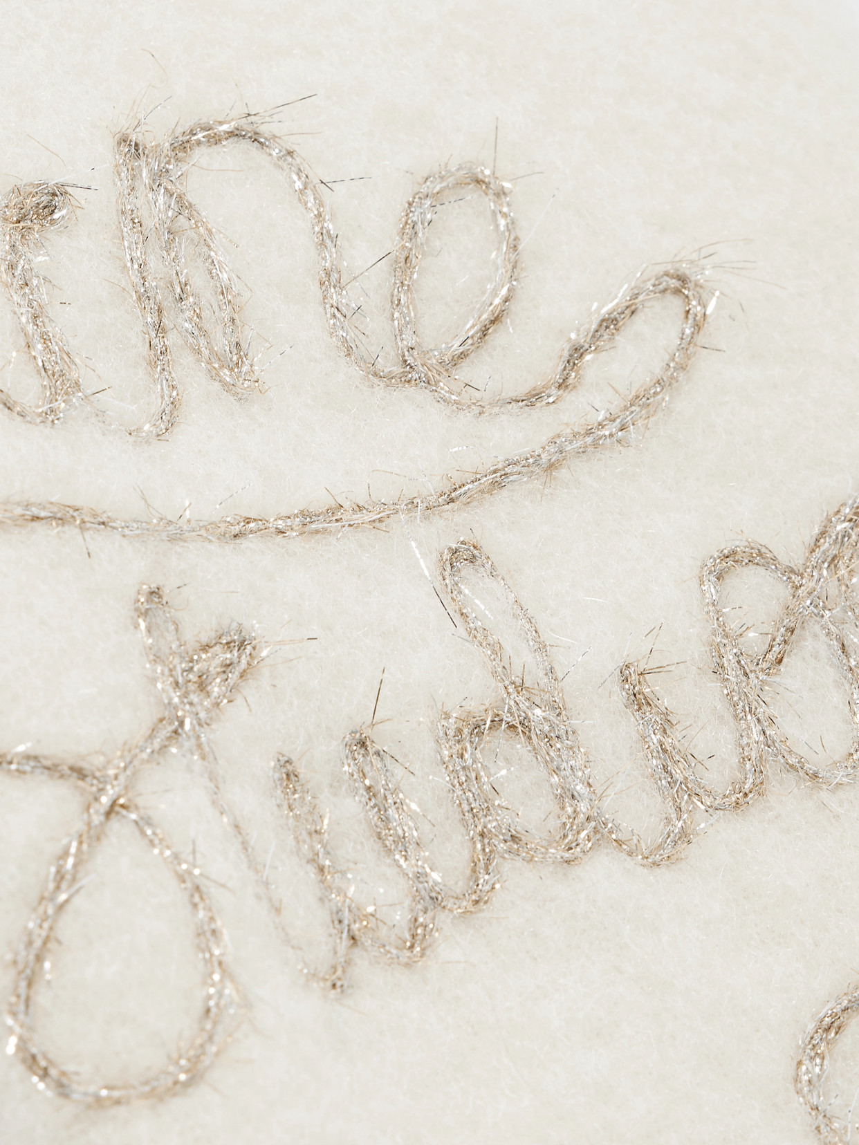 Acne Studios Fringed Metallic Embroidered Knitted Scarf In Neutral