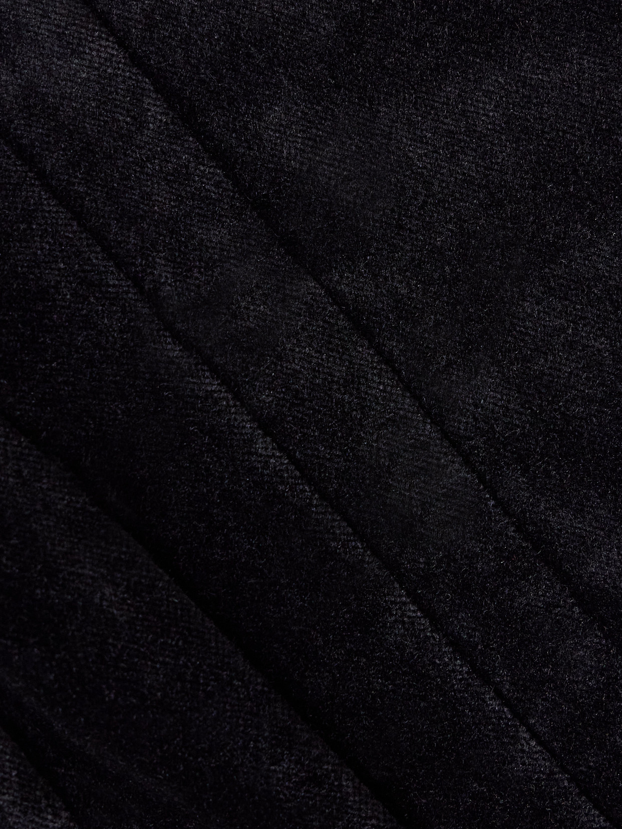 Costarellos Cotton-velvet Blouse In Black