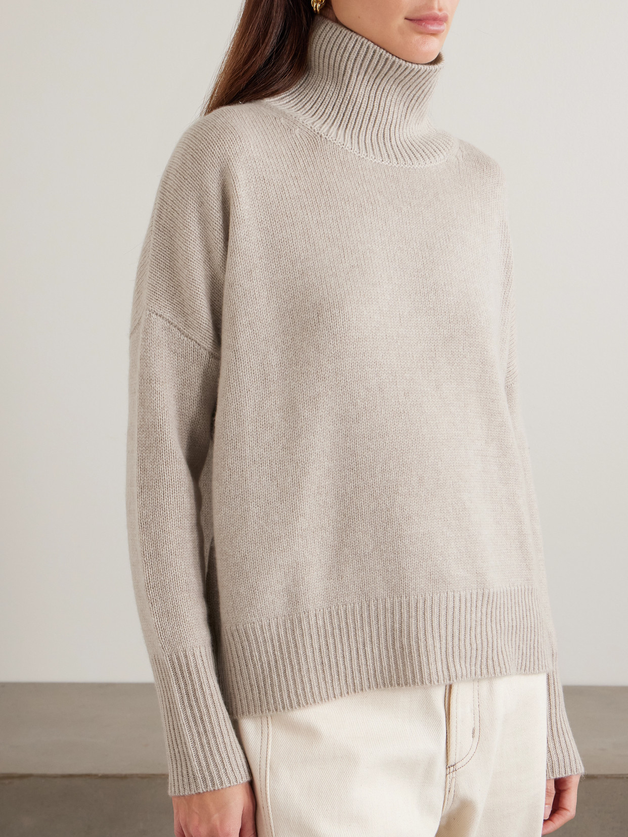 Heidi Cashmere Turtleneck Sweater