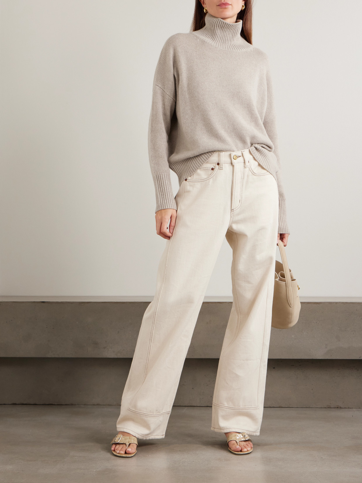 Heidi Cashmere Turtleneck Sweater