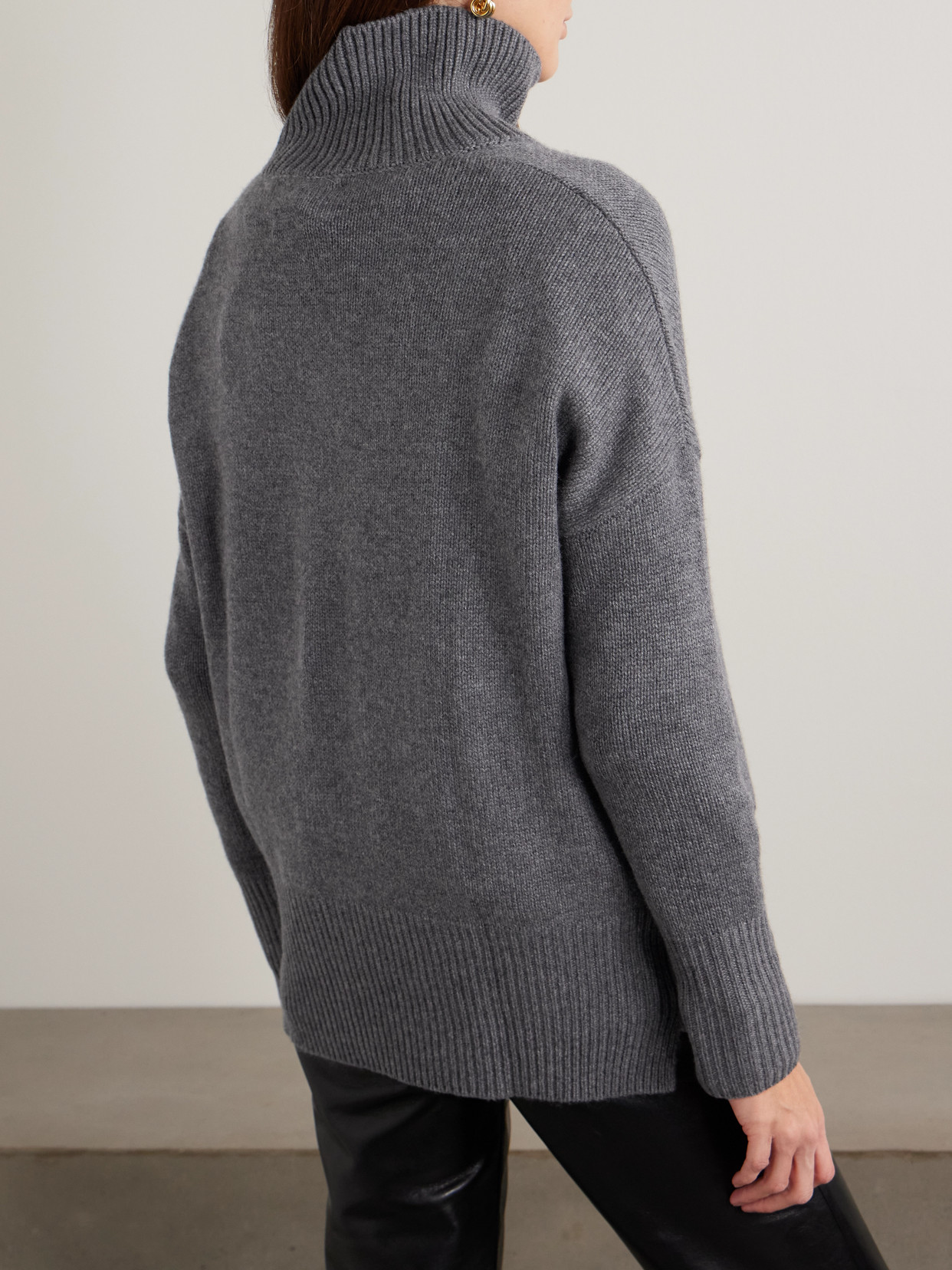 Heidi Cashmere Turtleneck Sweater