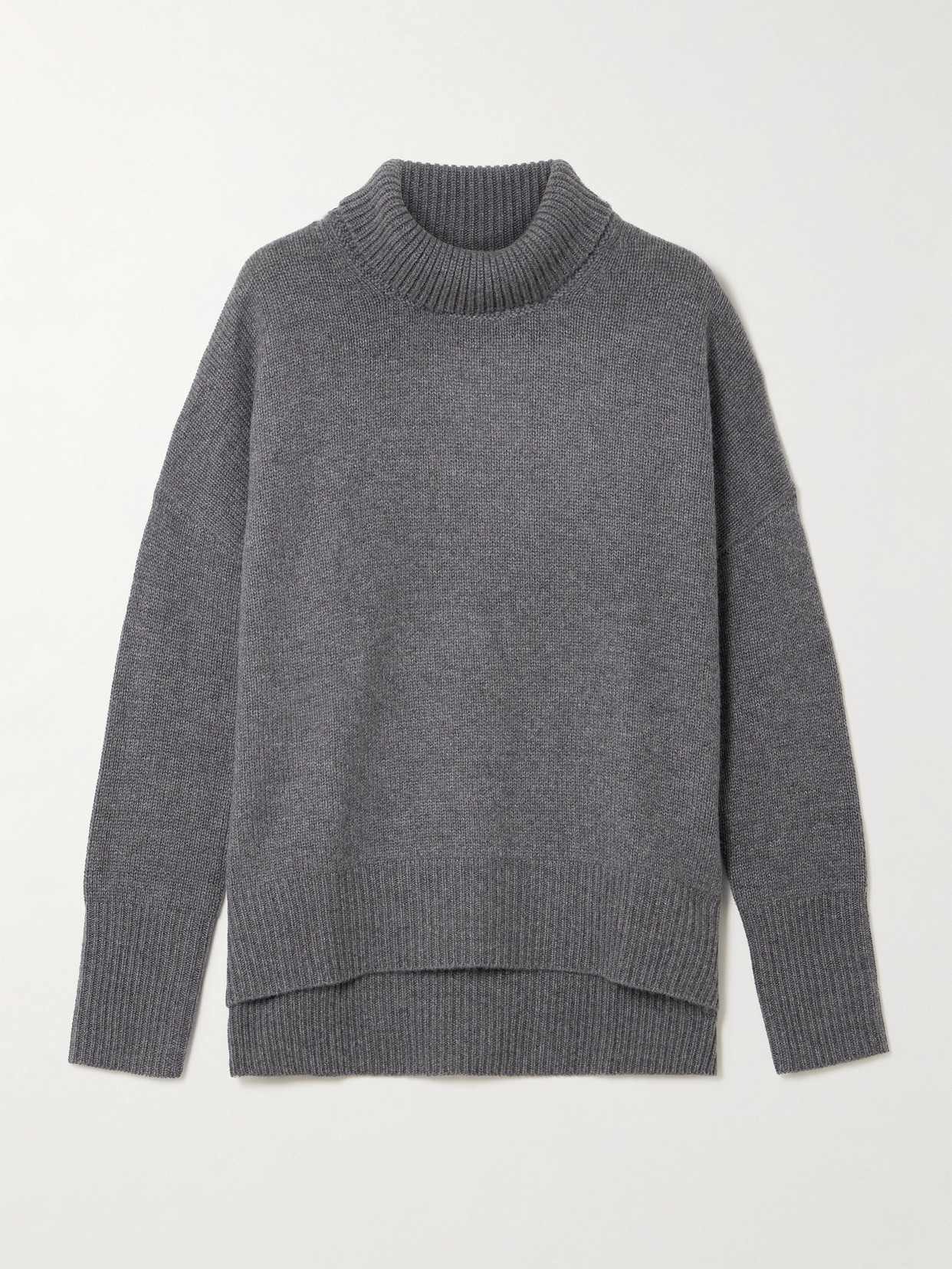 Lisa Yang Heidi Cashmere Turtleneck Sweater In Gray