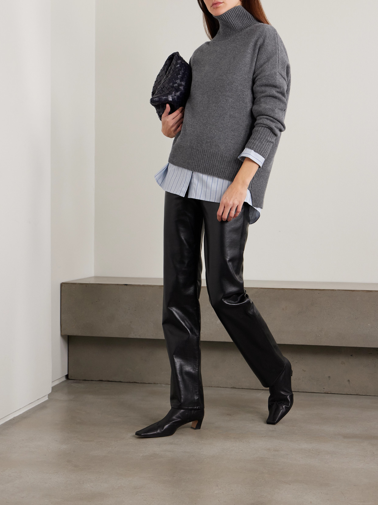 Heidi Cashmere Turtleneck Sweater