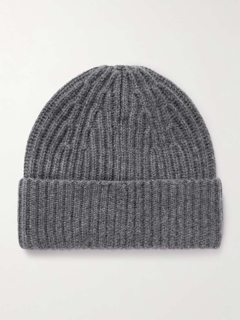 Lisa Yang Martigny Ribbed Cashmere Beanie