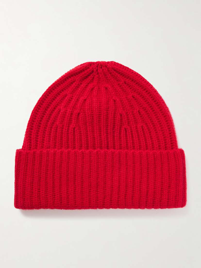 Lisa Yang Martigny Ribbed Cashmere Beanie