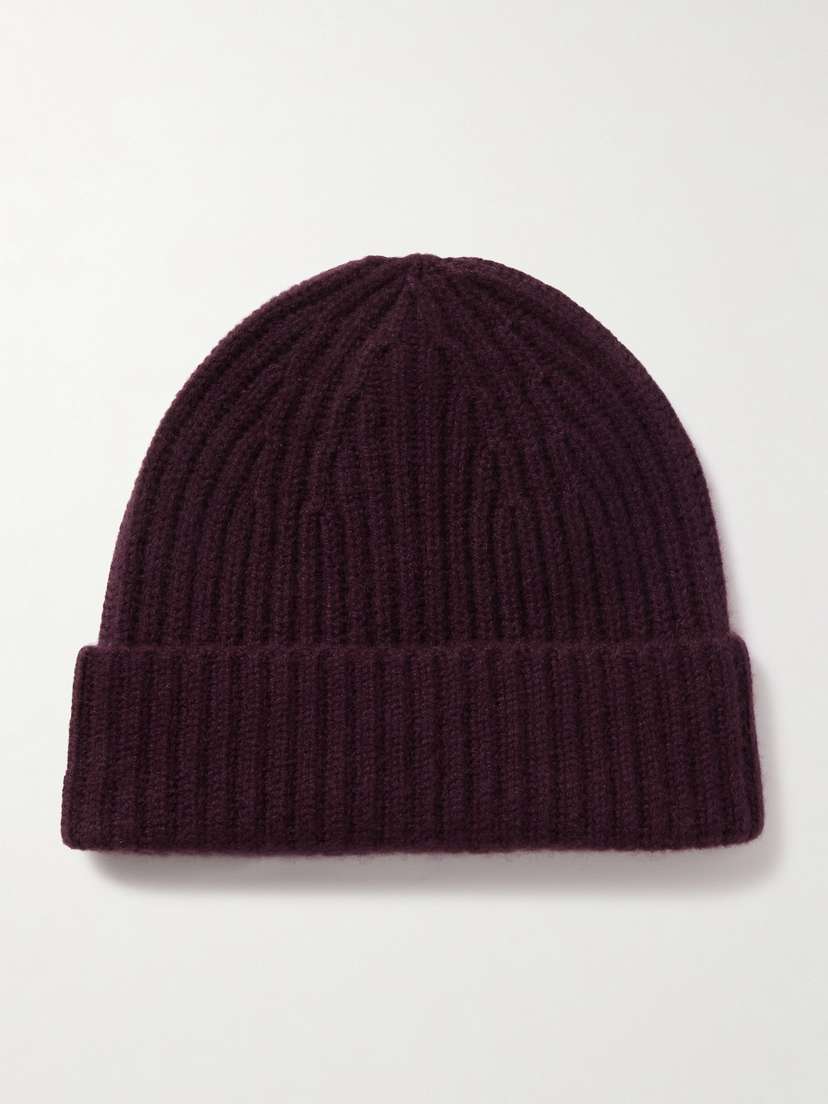 Lisa Yang Martigny Ribbed Cashmere Beanie