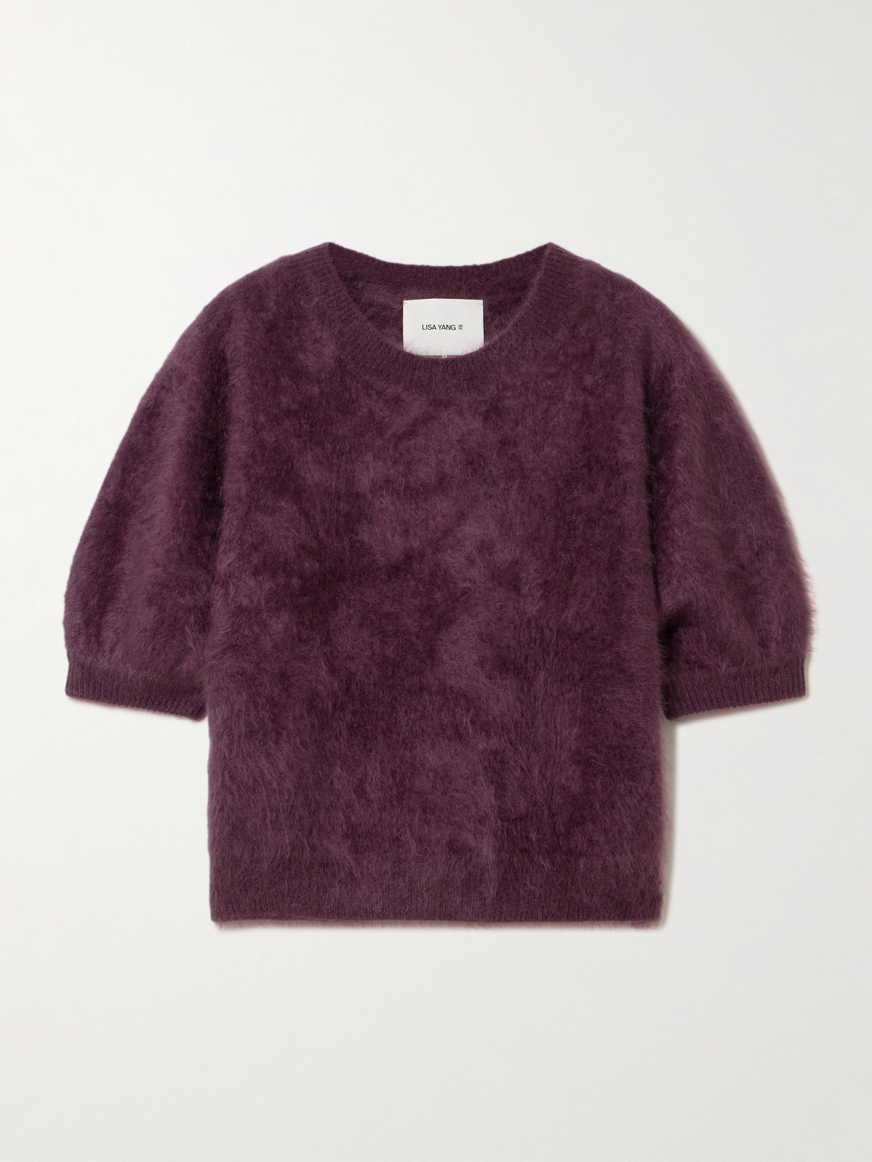 Lisa Yang Juniper Brushed Cashmere Sweater In Brown