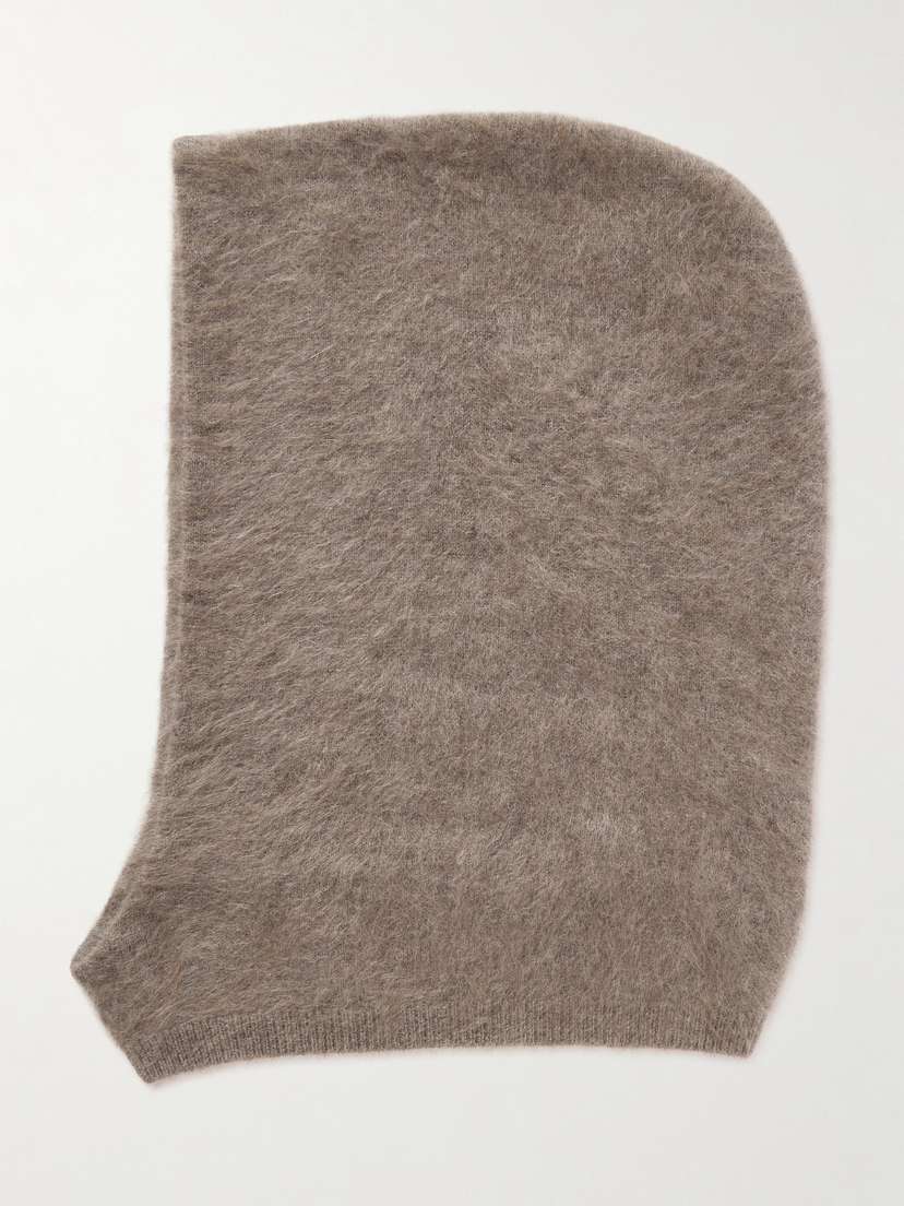 Lisa Yang Brushed-cashmere Balaclava