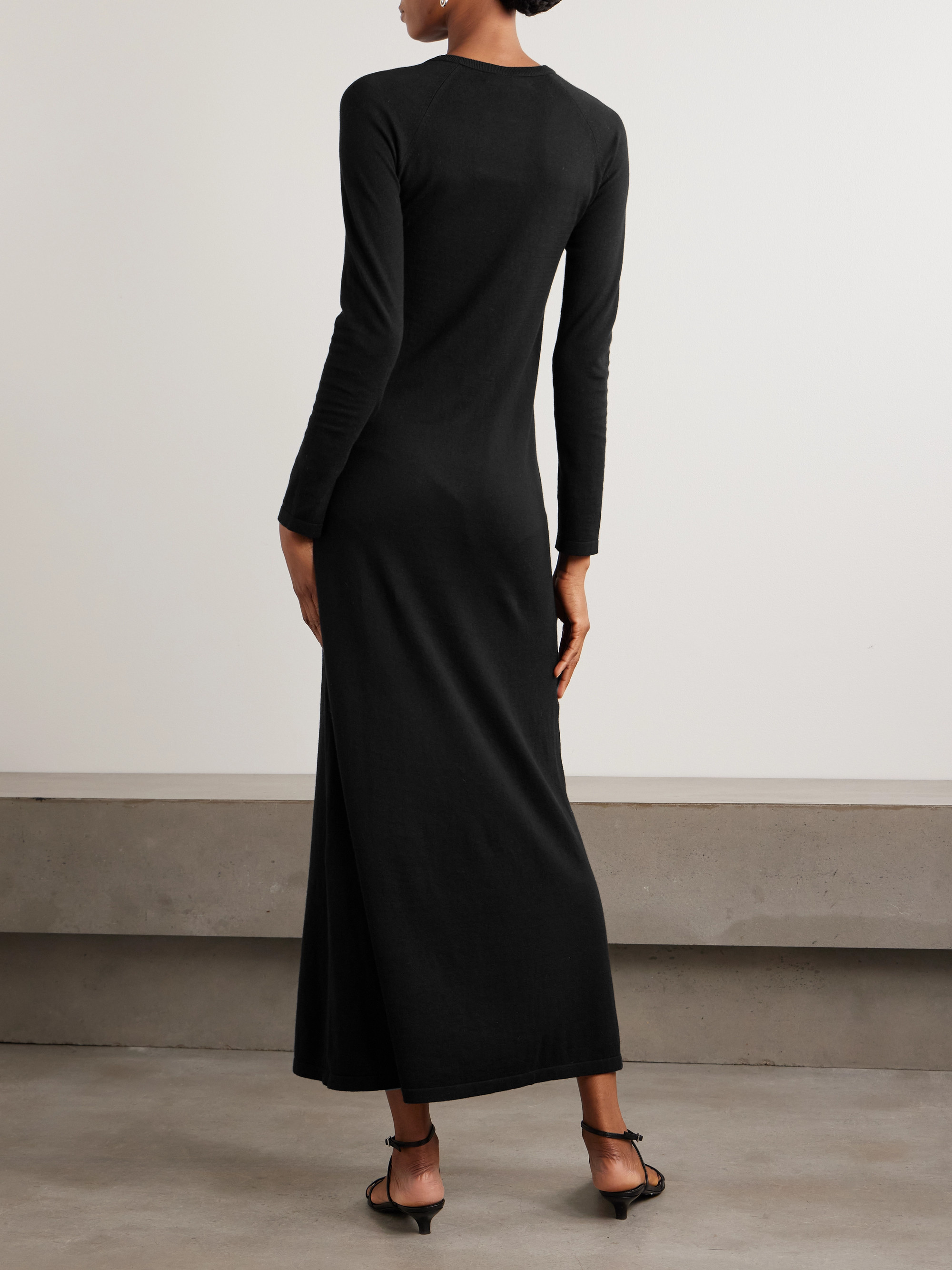 LISA YANG - Eliora cotton and cashmere-blend maxi dress | Plush