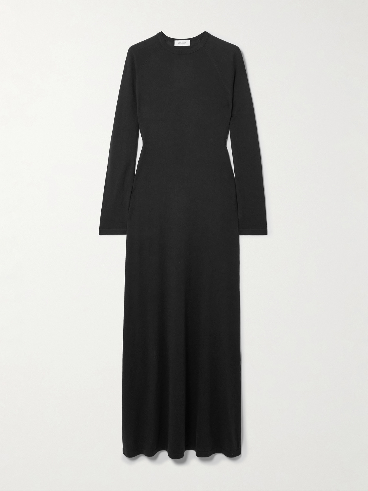 Lisa Yang Eliora Cotton And Cashmere-blend Maxi Dress In Animal Print