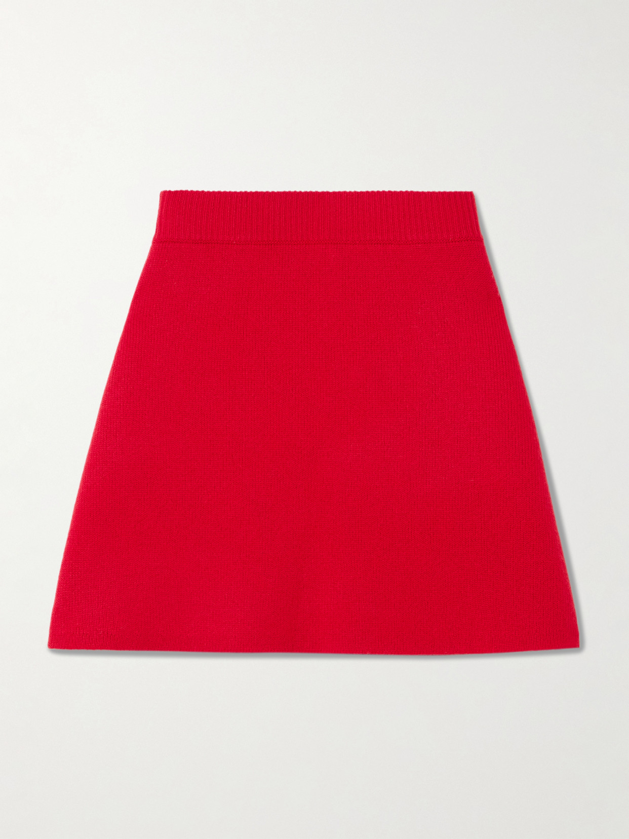Lisa Yang Clare Cashmere Mini Skirt In Red