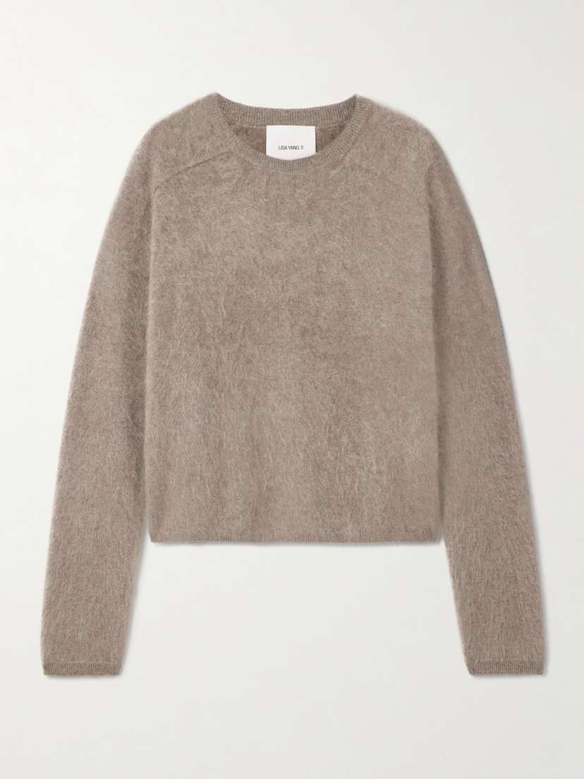 Lisa Yang Lexia Brushed-cashmere Sweater