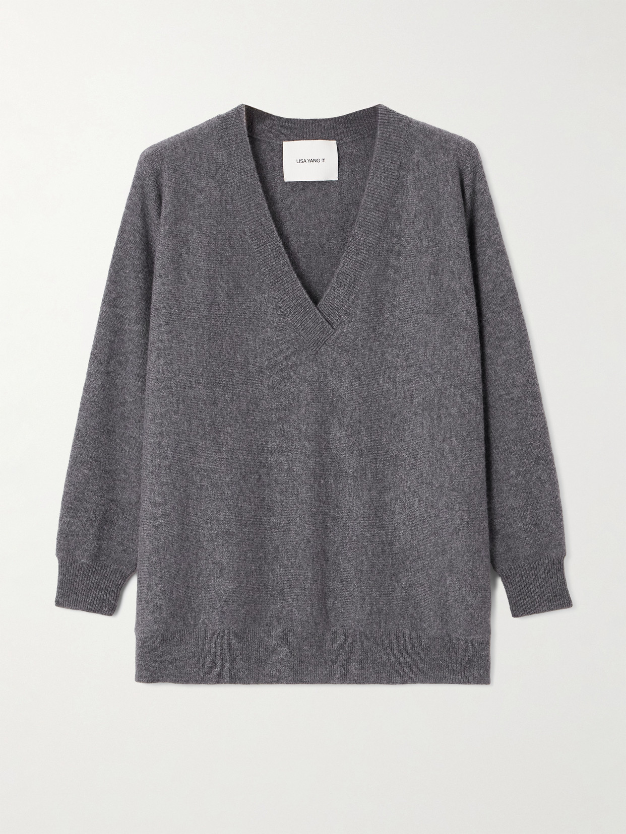 Lisa Yang Kenny Cashmere Sweater In Gray