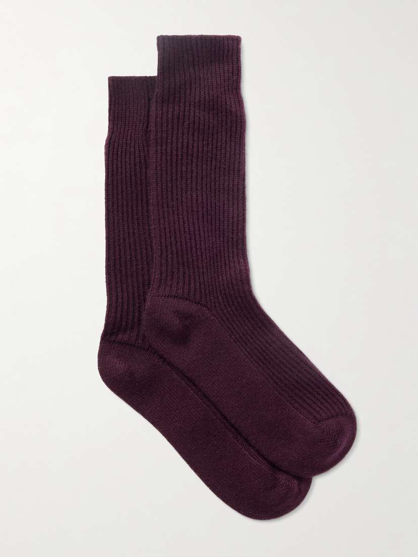 Lisa Yang Zera Ribbed Cashmere Socks