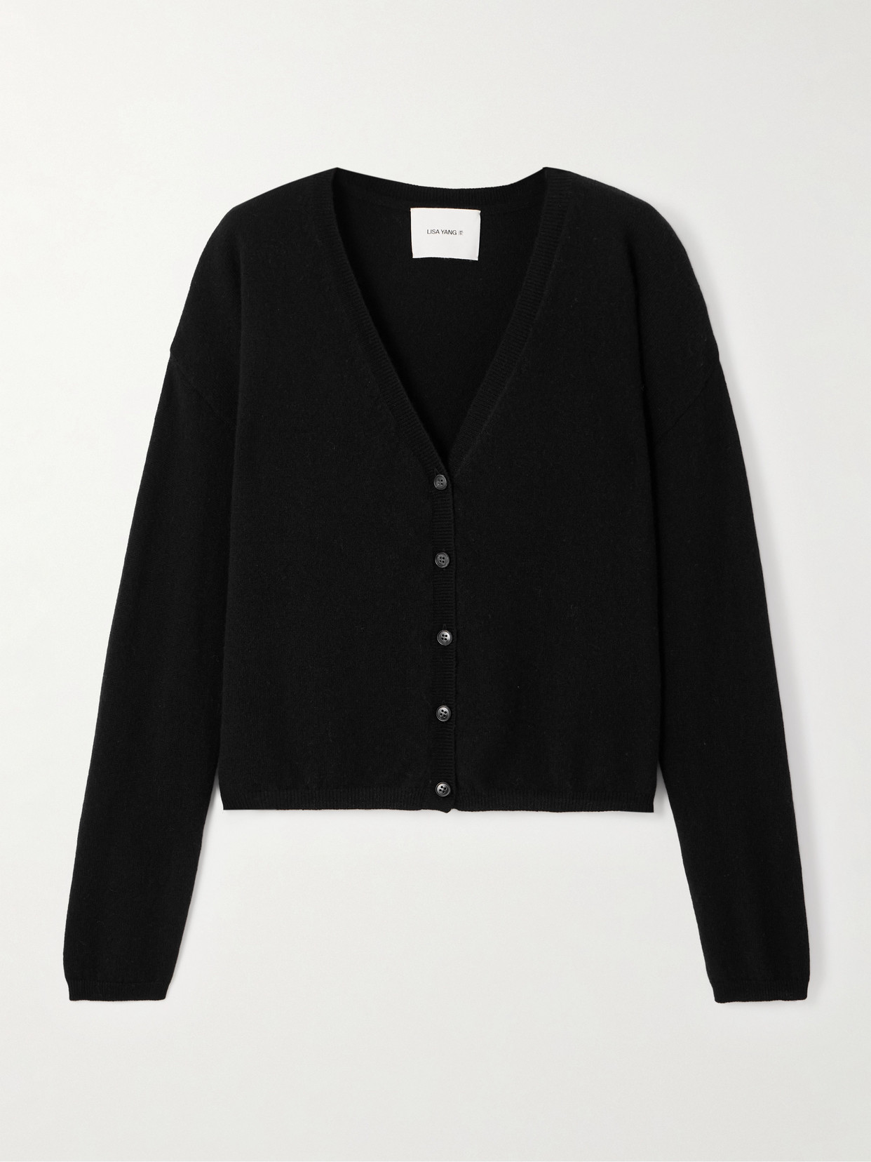 Lisa Yang Abby Cashmere Cardigan In Black