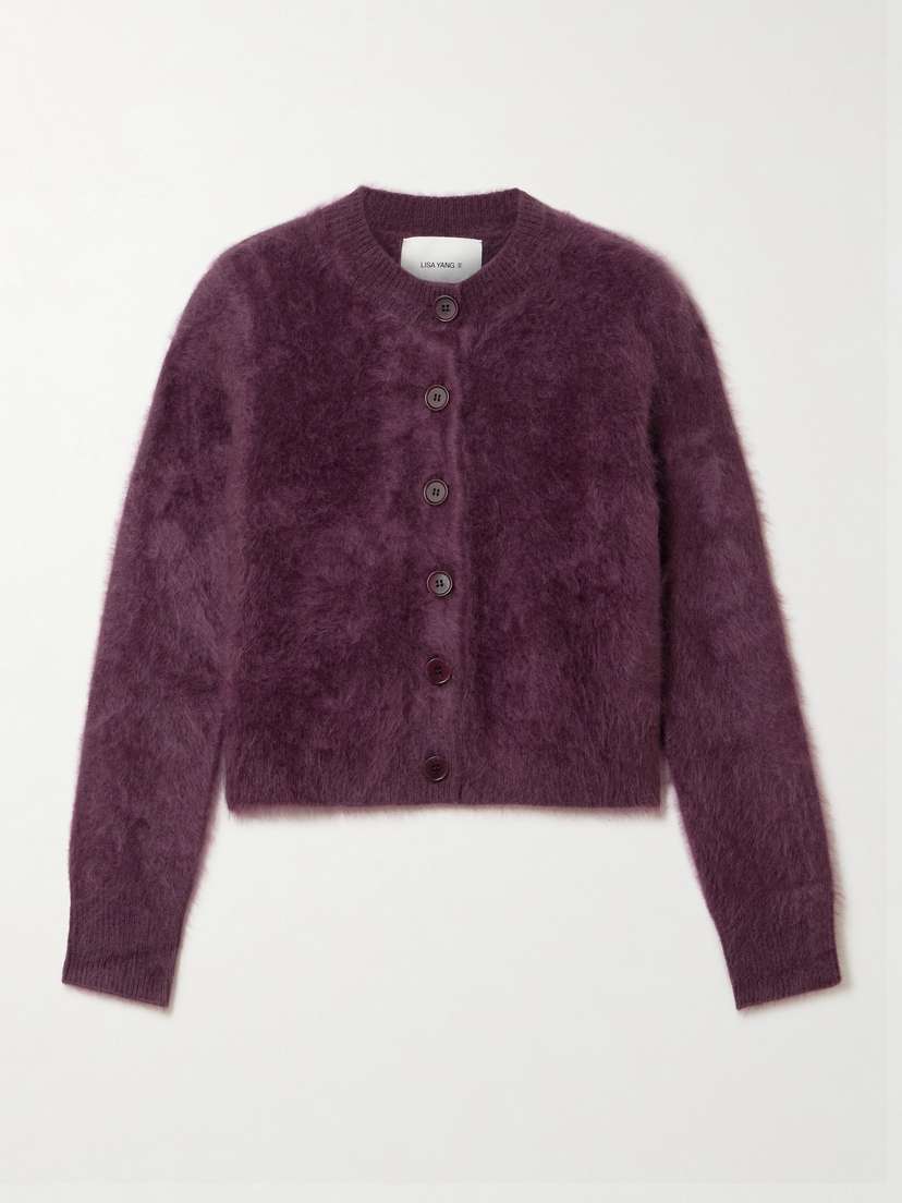 Lisa Yang Azalea Brushed-cashmere Cardigan
