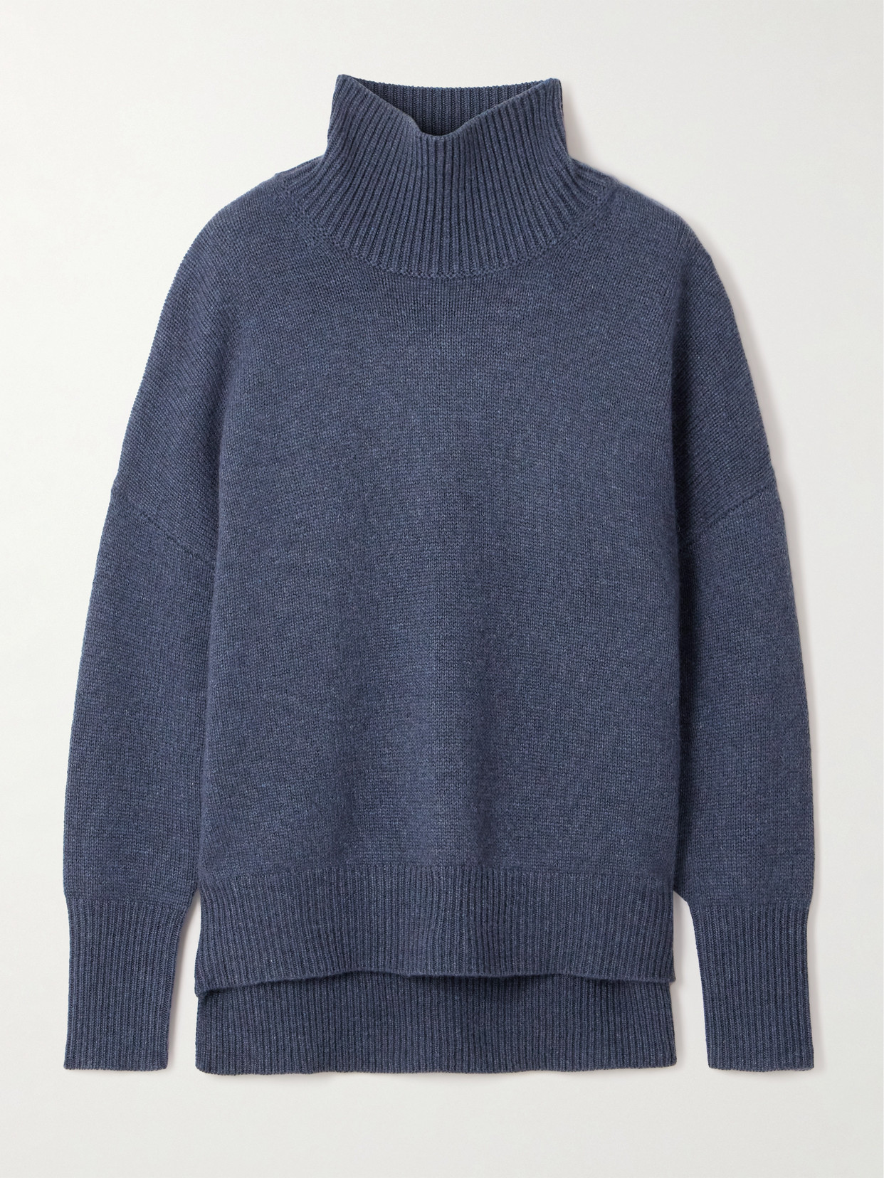 Lisa Yang Heidi Cashmere Turtleneck Sweater In Blue