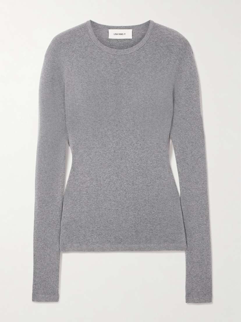 Lisa Yang Vivian Cotton And Cashmere-blend T-shirt