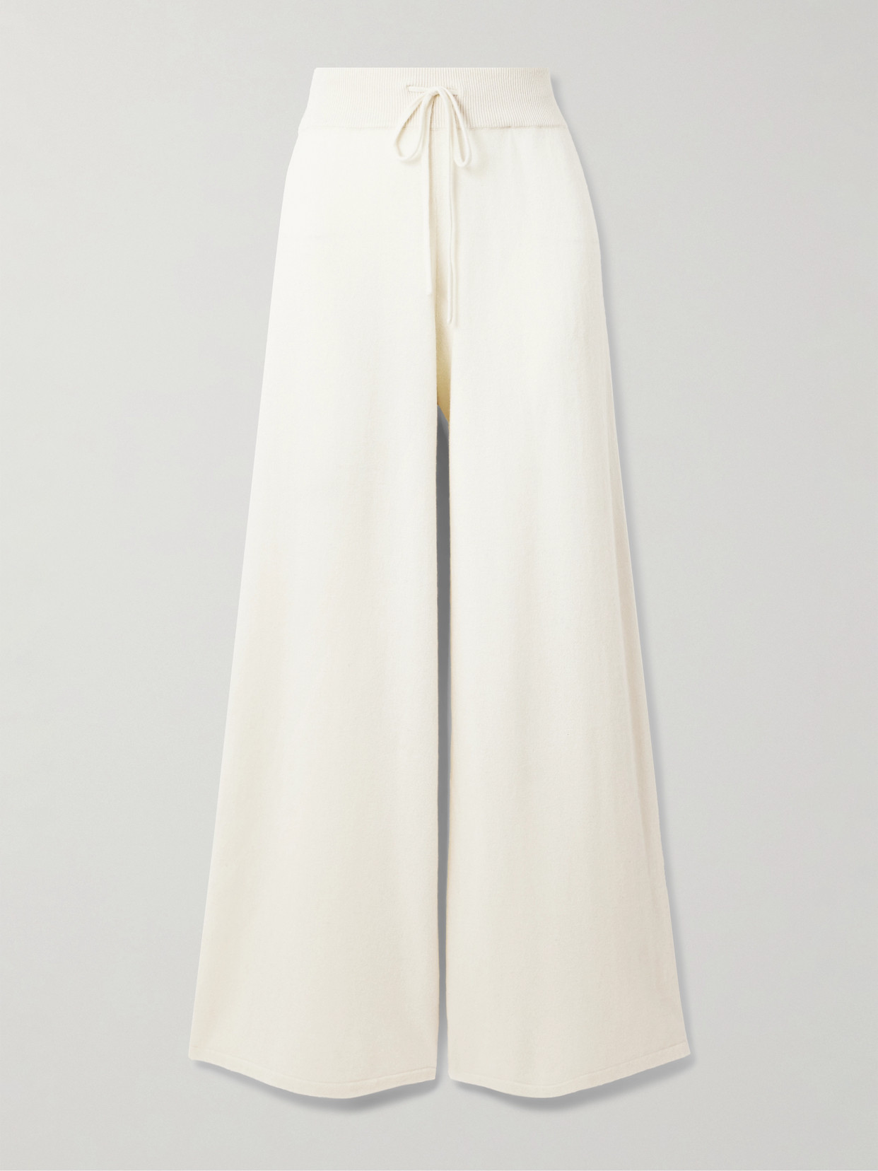 Lisa Yang Sofi Cashmere Wide-leg Pants In Animal Print