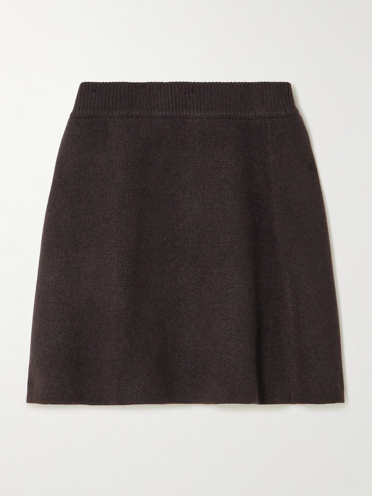 Lisa Yang Clare Cashmere Mini Skirt In Brown