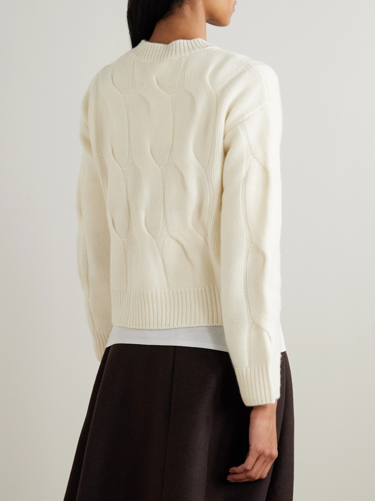 Sammie Cable-Knit Cashmere Sweater