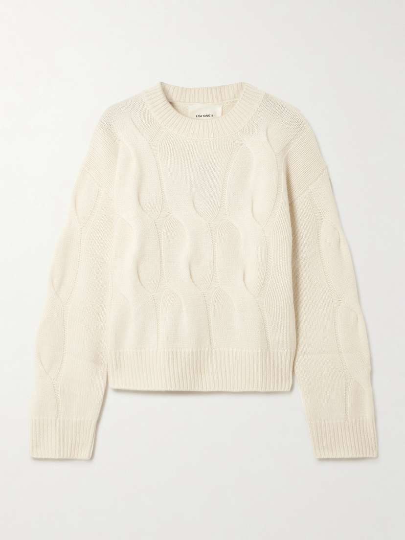 Lisa Yang Sammie Cable-knit Cashmere Sweater