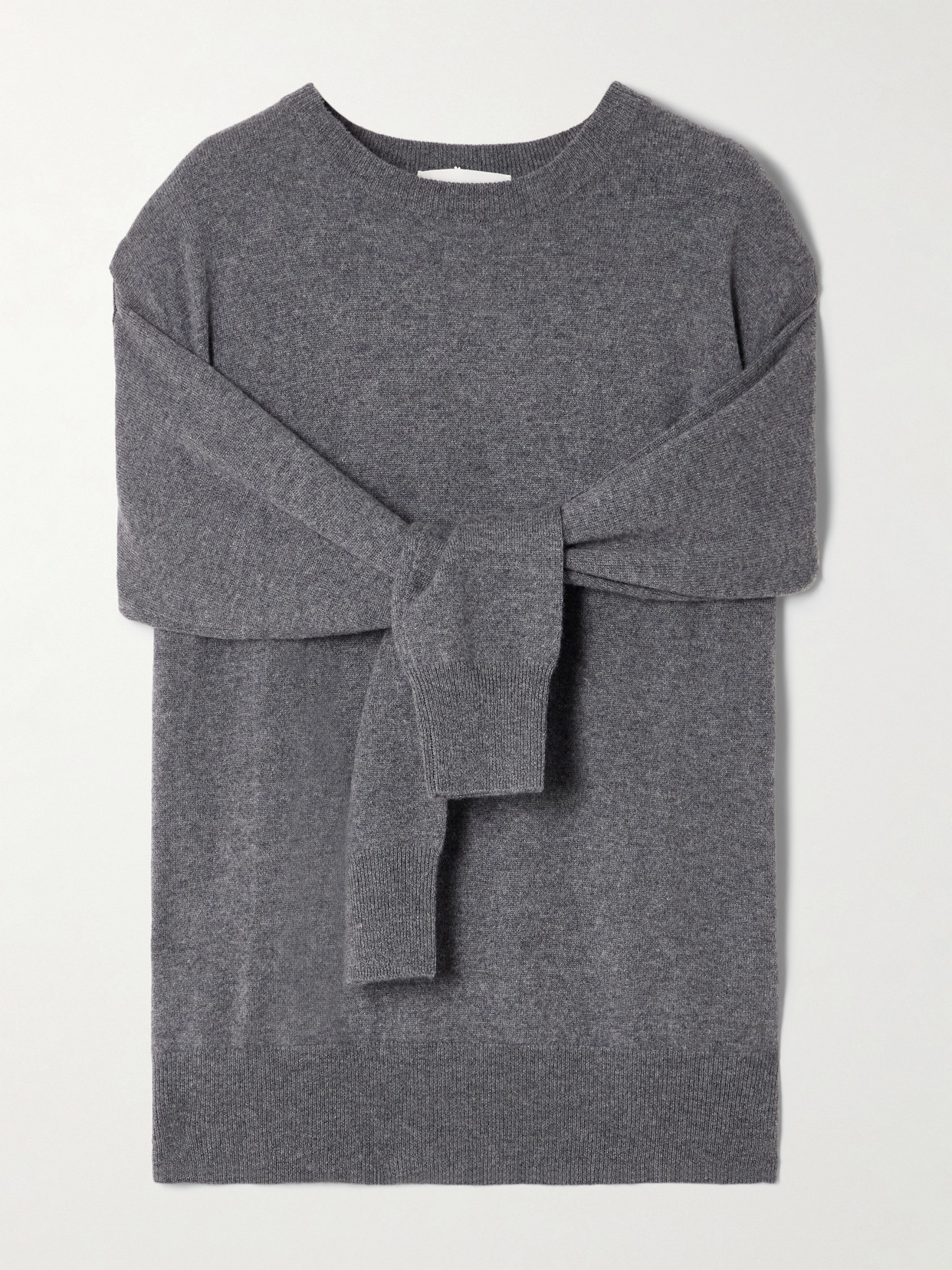 Lisa Yang Othelia Convertible Cutout Cashmere Sweater In Gray