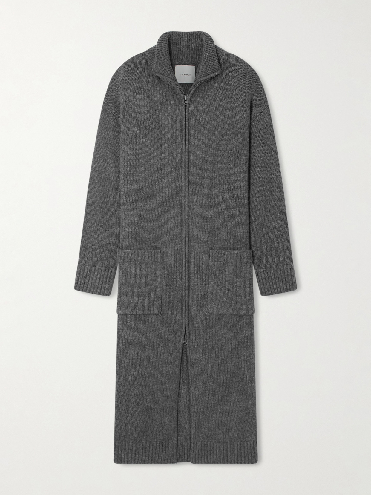 Lisa Yang Cloverie Cashmere Cardigan In Gray