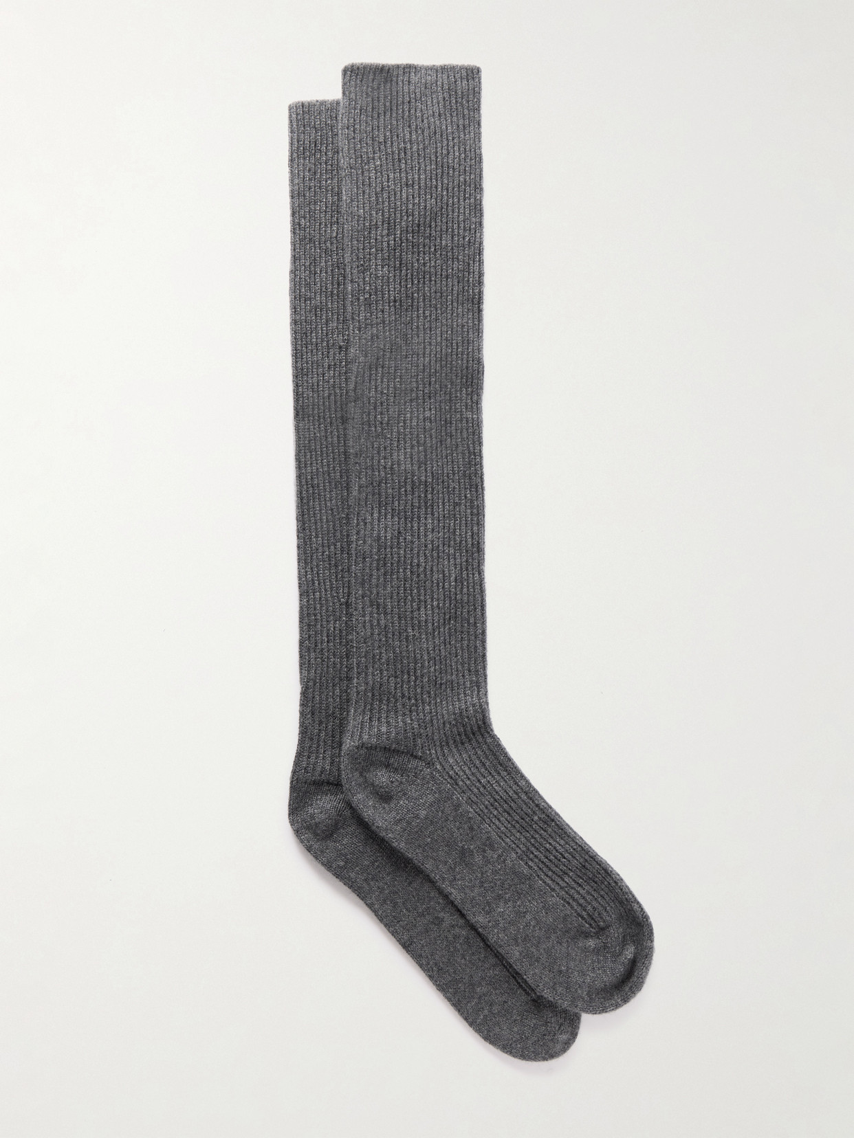 Lisa Yang Zeraphine Cashmere Knee Socks In Gray