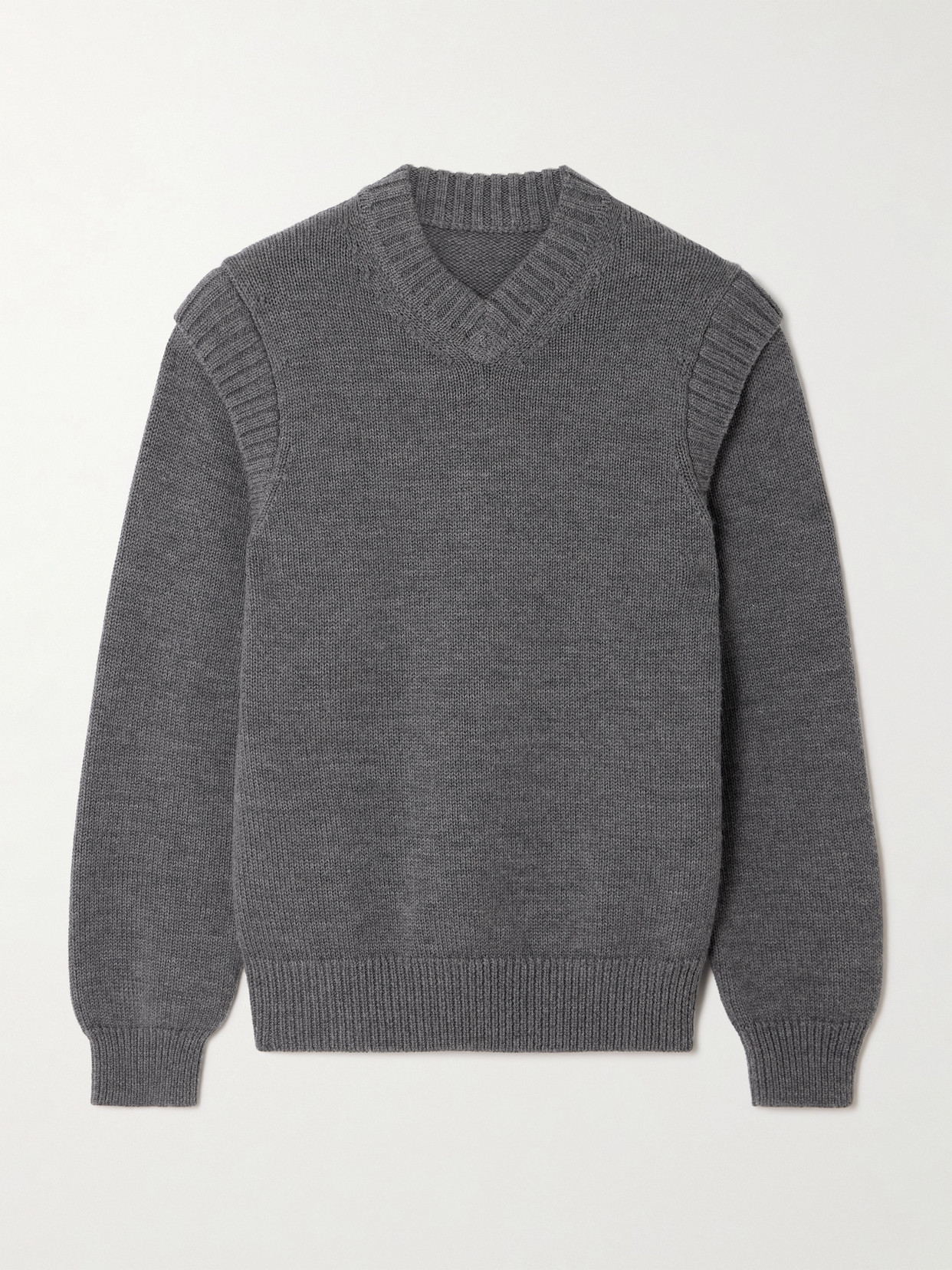 Emilia Wickstead Merino Wool Sweater In Gray