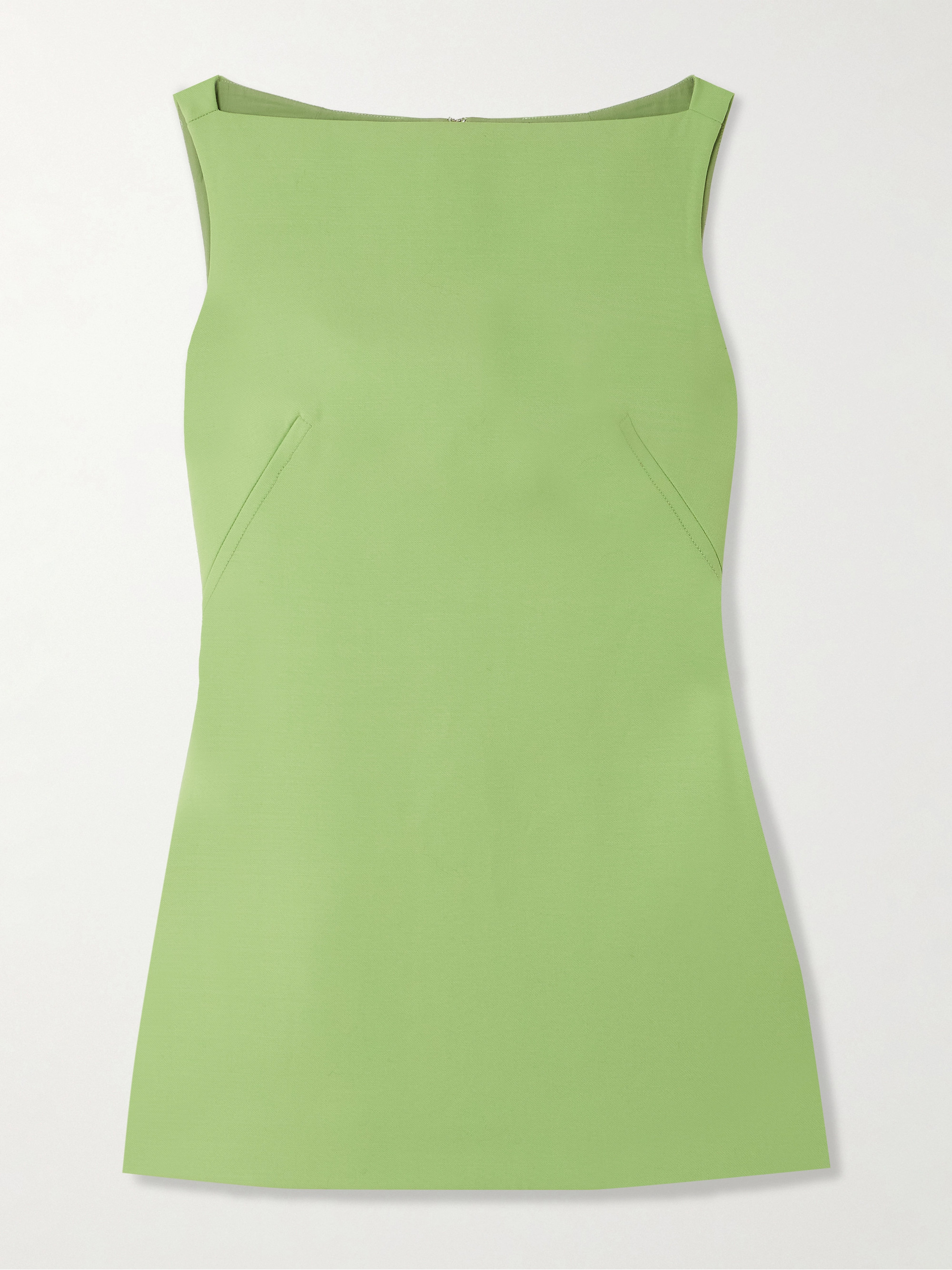 Emilia Wickstead Rifer wool-crepe mini dress