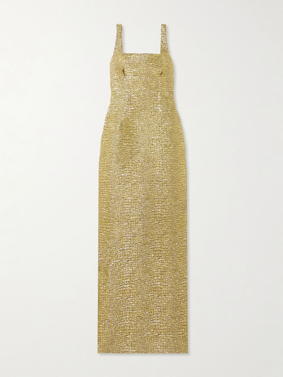 Micheline moire gown