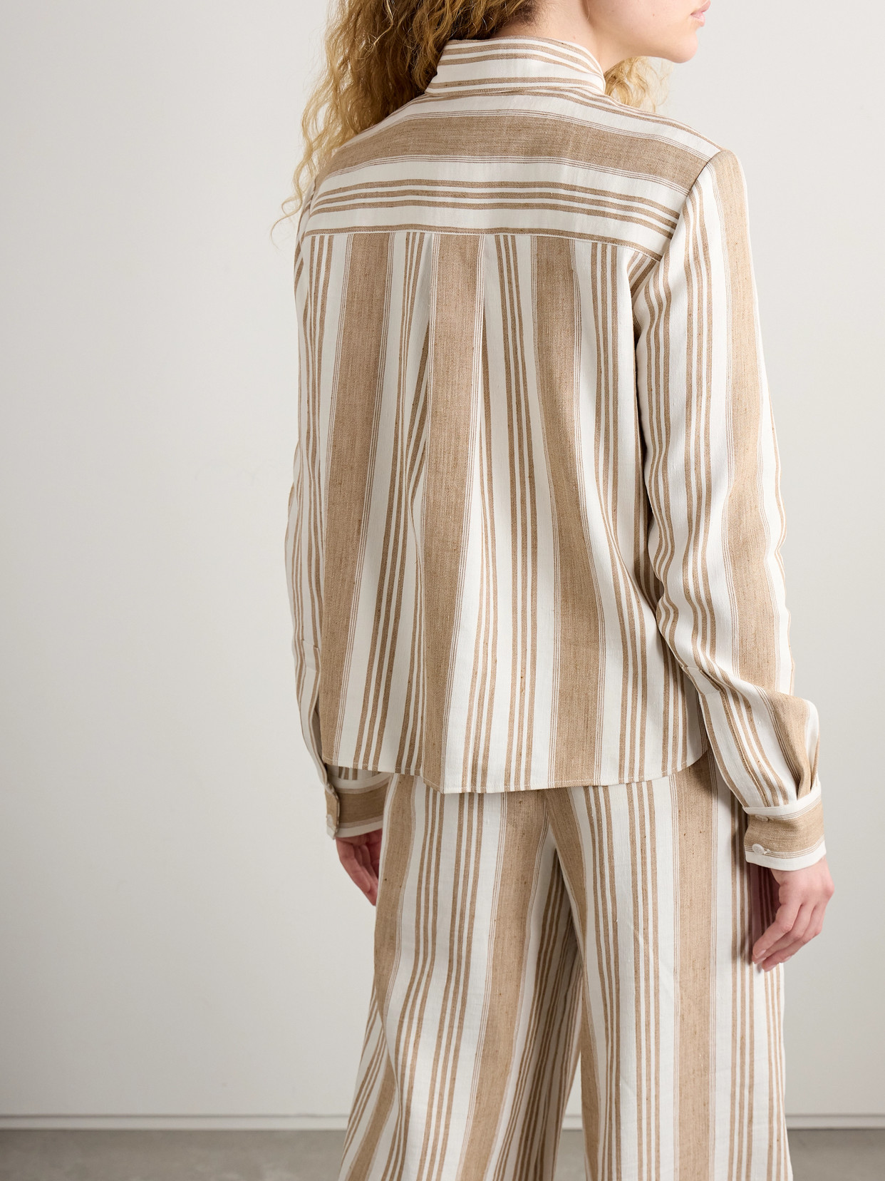 New Carter Striped Hemp Shirt