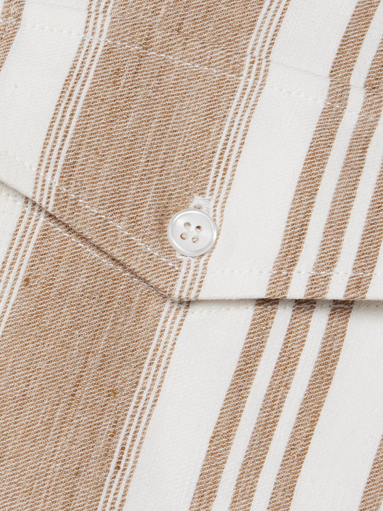 New Carter Striped Hemp Shirt