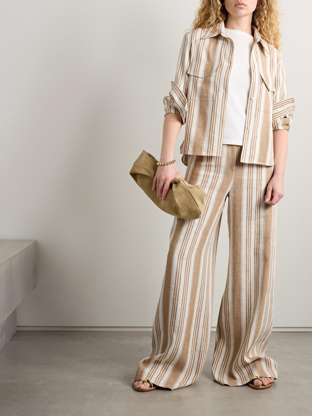 New Carter Striped Hemp Shirt
