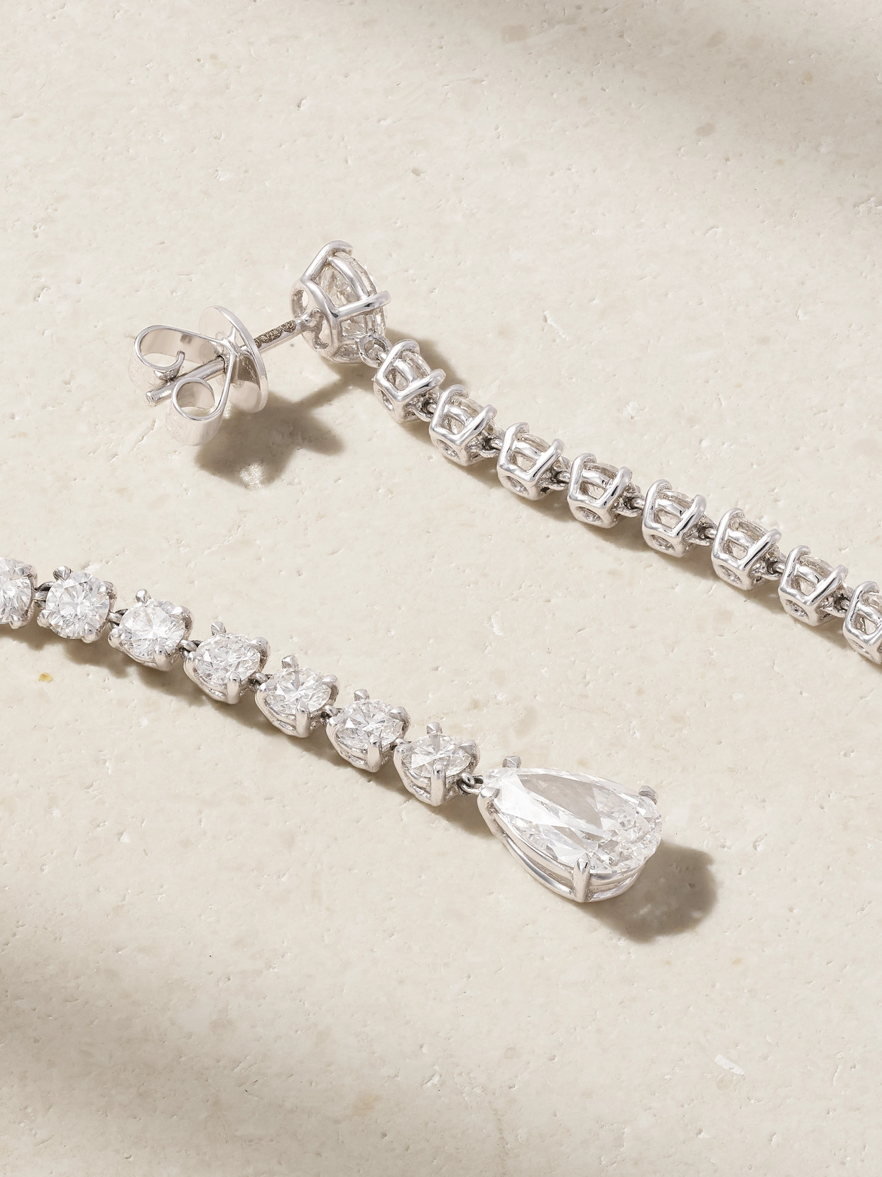 Anita Ko 18-karat White Gold Diamond Earrings
