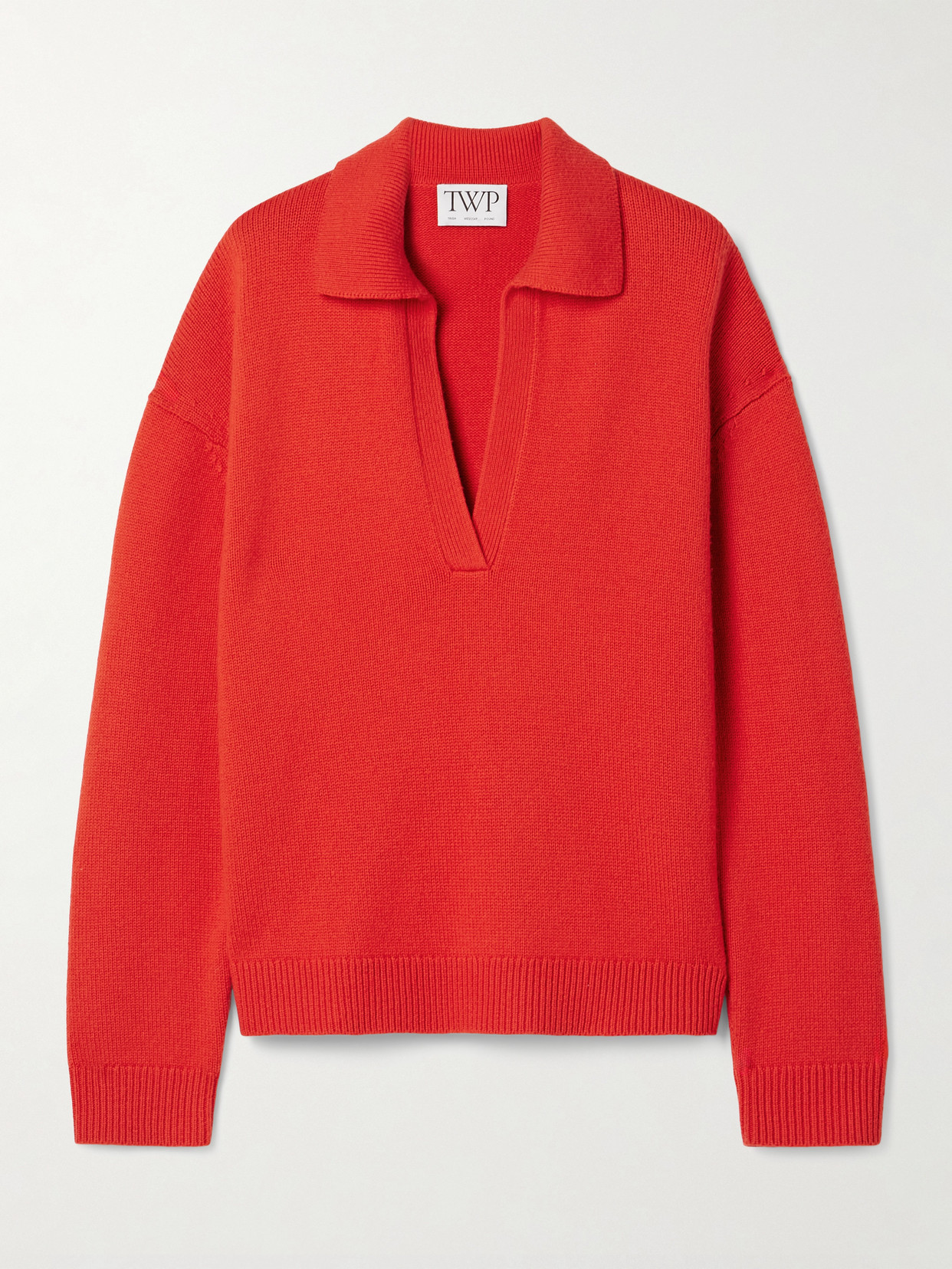 Twp Cashmere Polo Jumper
