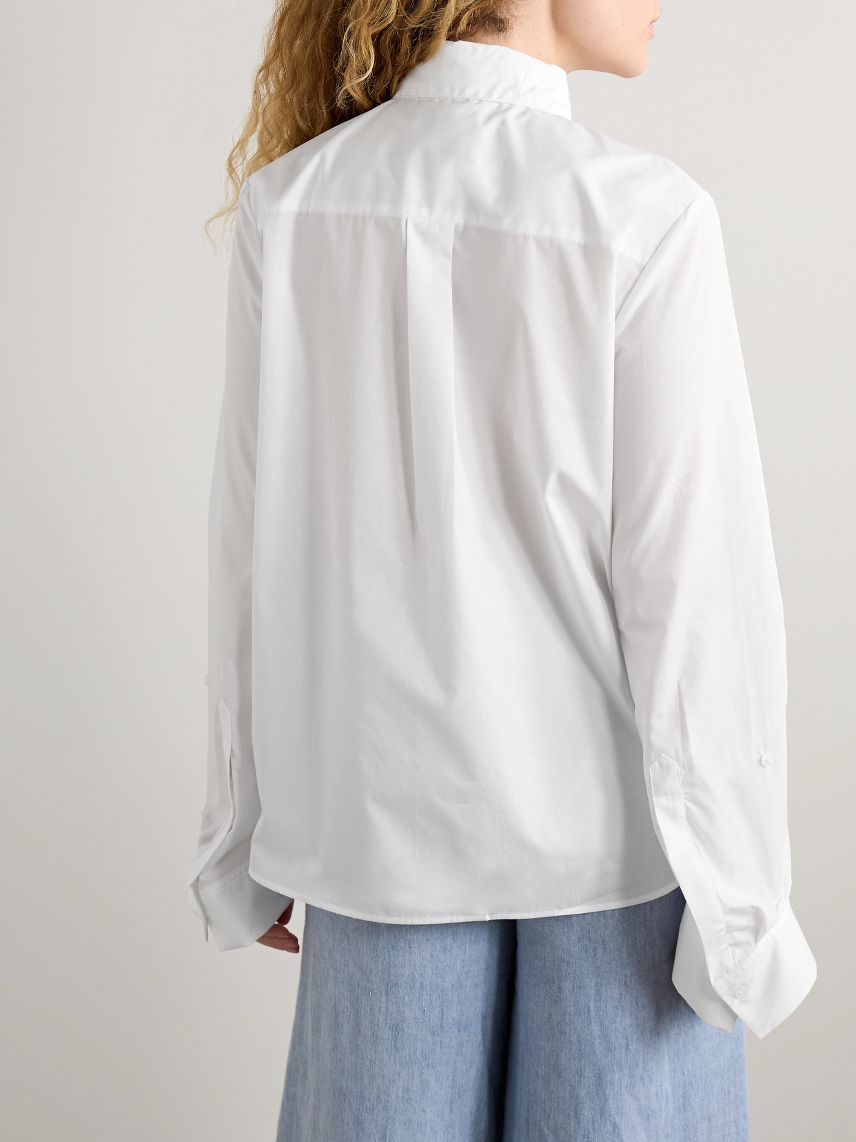 Boyfriend Cotton-Poplin Shirt