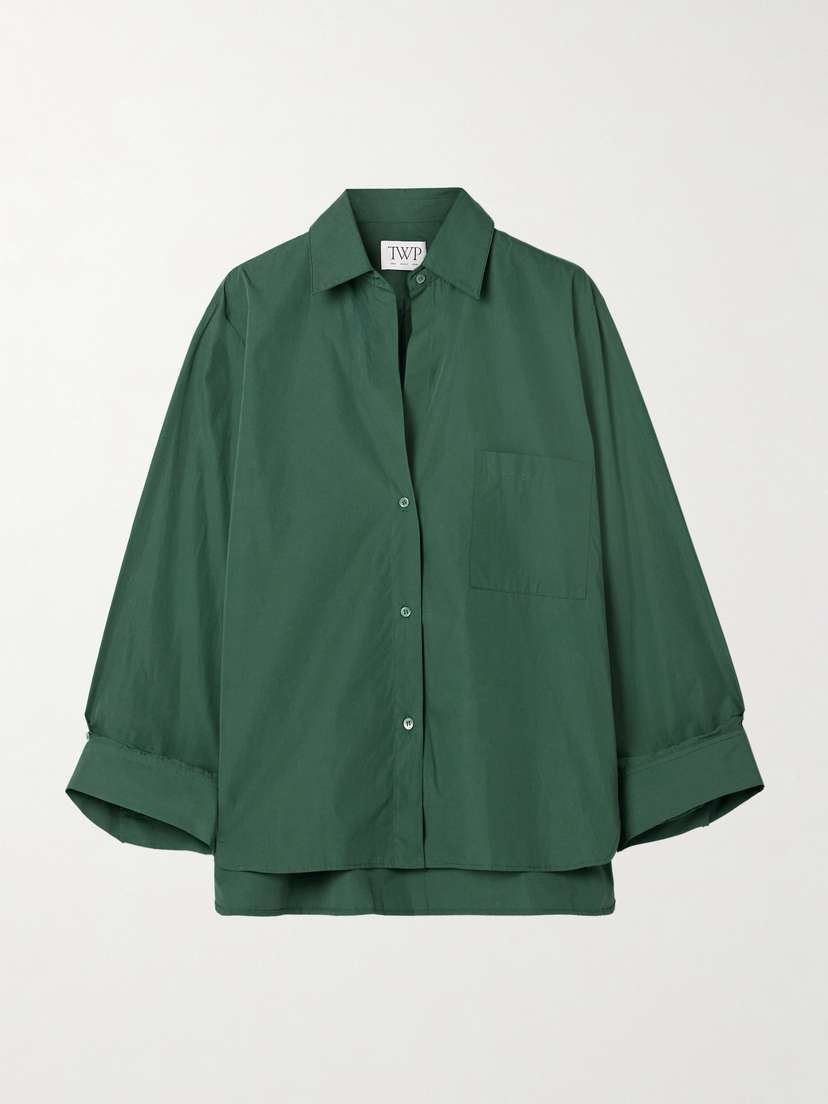 TWP Next Morning Cotton-poplin Shirt