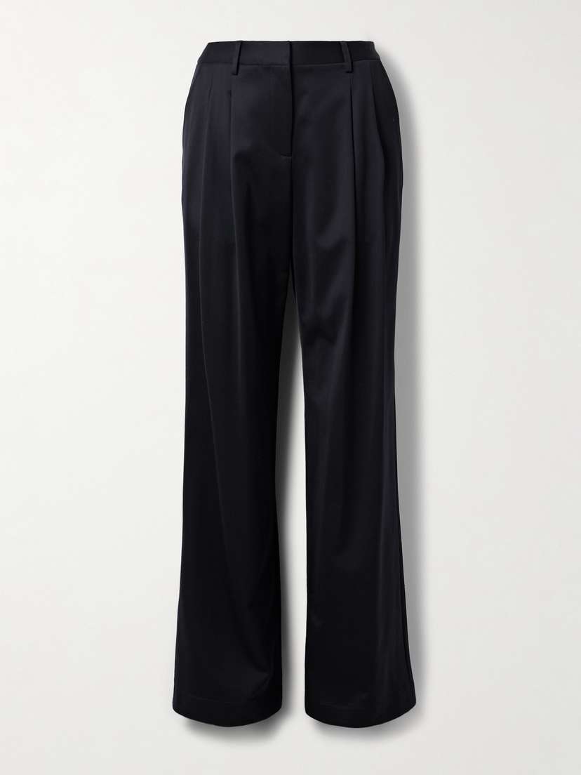 TWP Sullivan Pleated Linen Straight-leg Pants