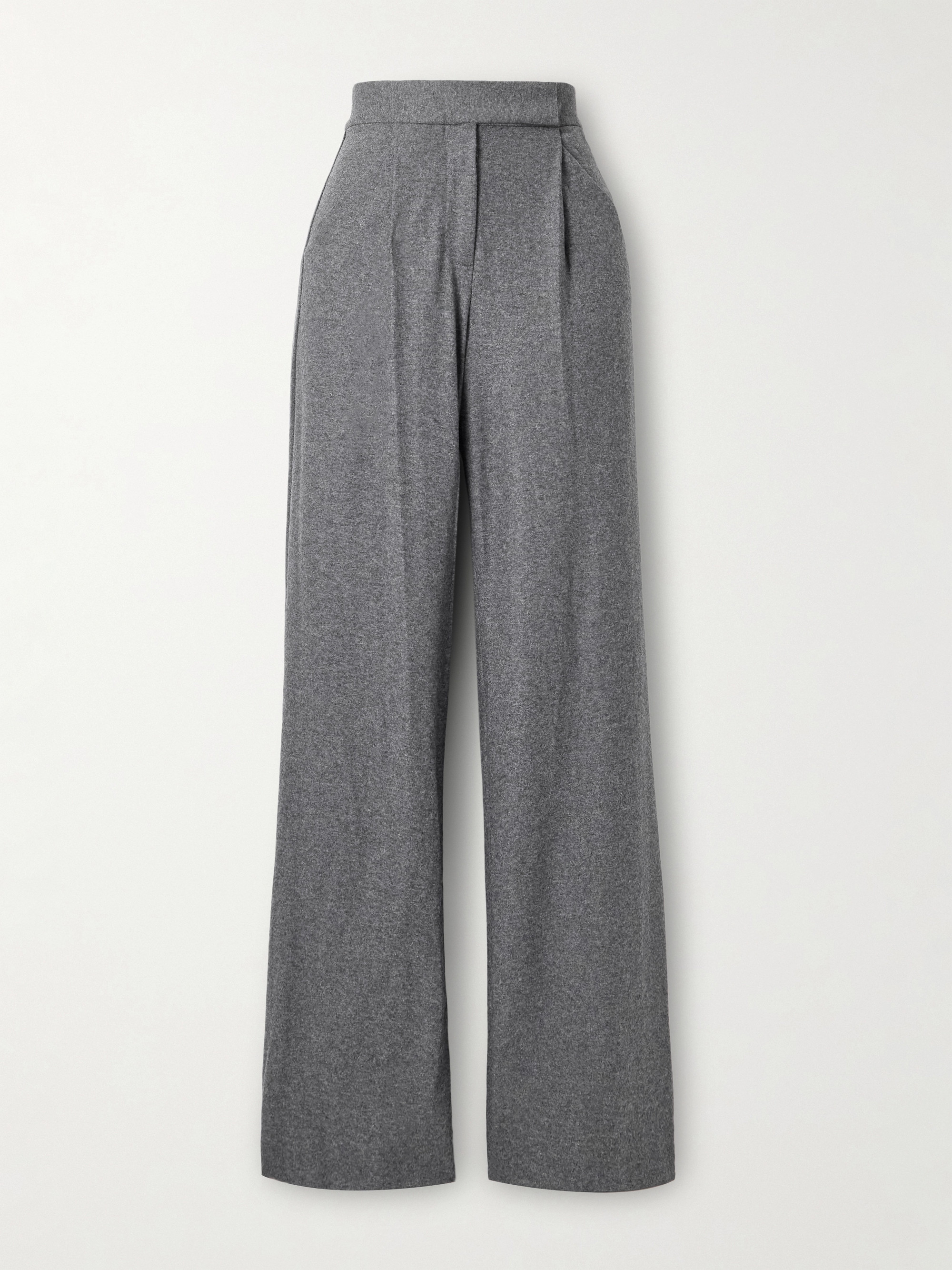 Veronica Beard Marbeau pleated woven straight-leg pants