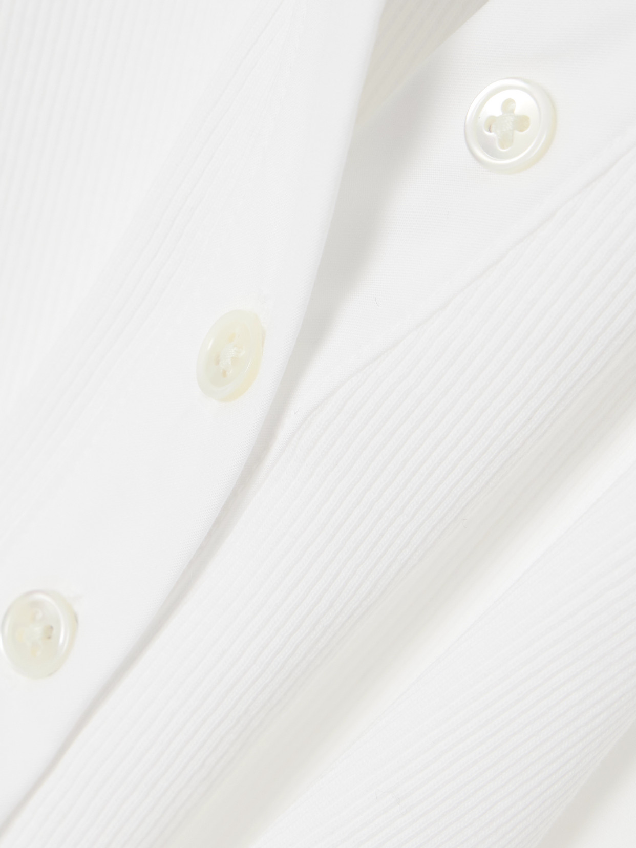 Veronica Beard Coralee Poplin And Ribbed Stretch Pima Cotton-jersey Top In White