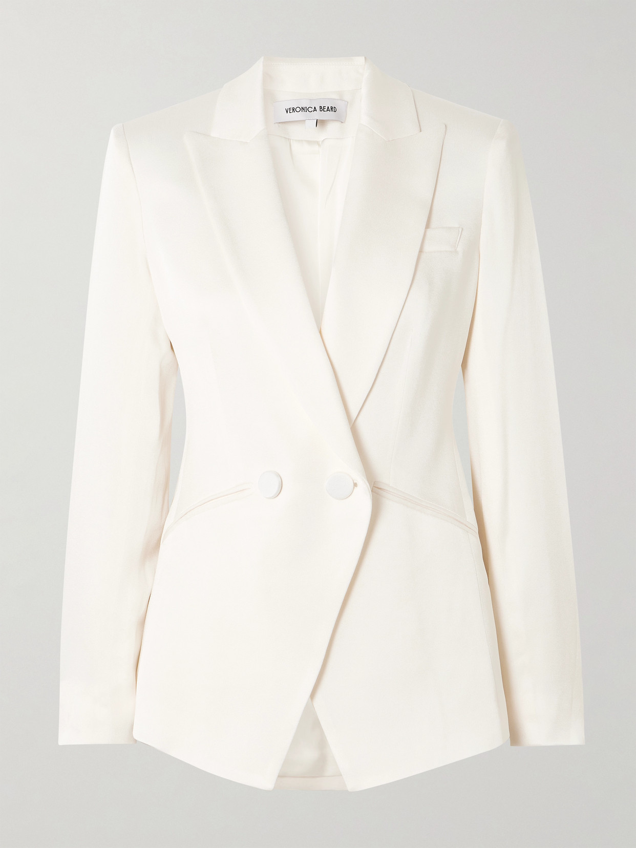 Veronica Beard Rickie Dickey Jacket Dove In White