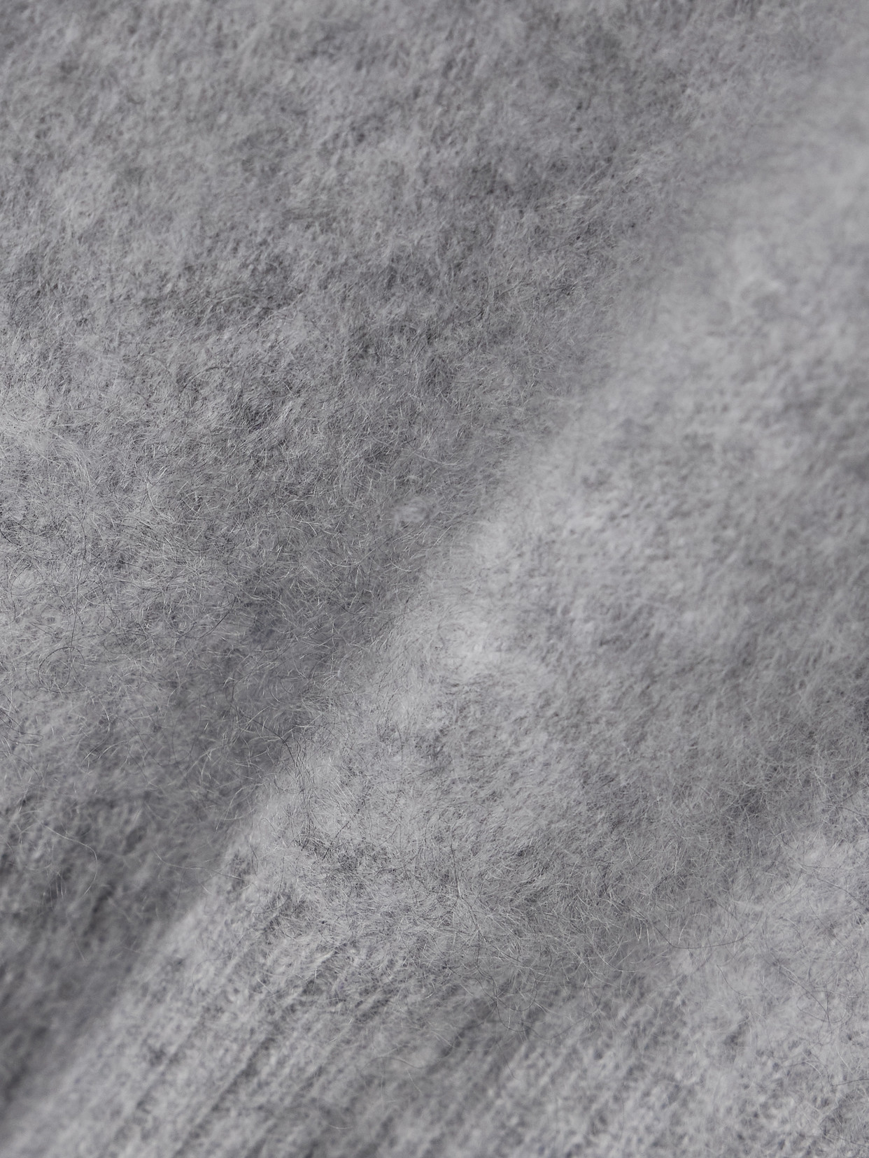 Veronica Beard Pippen Brushed-cashmere Sweater In Gray