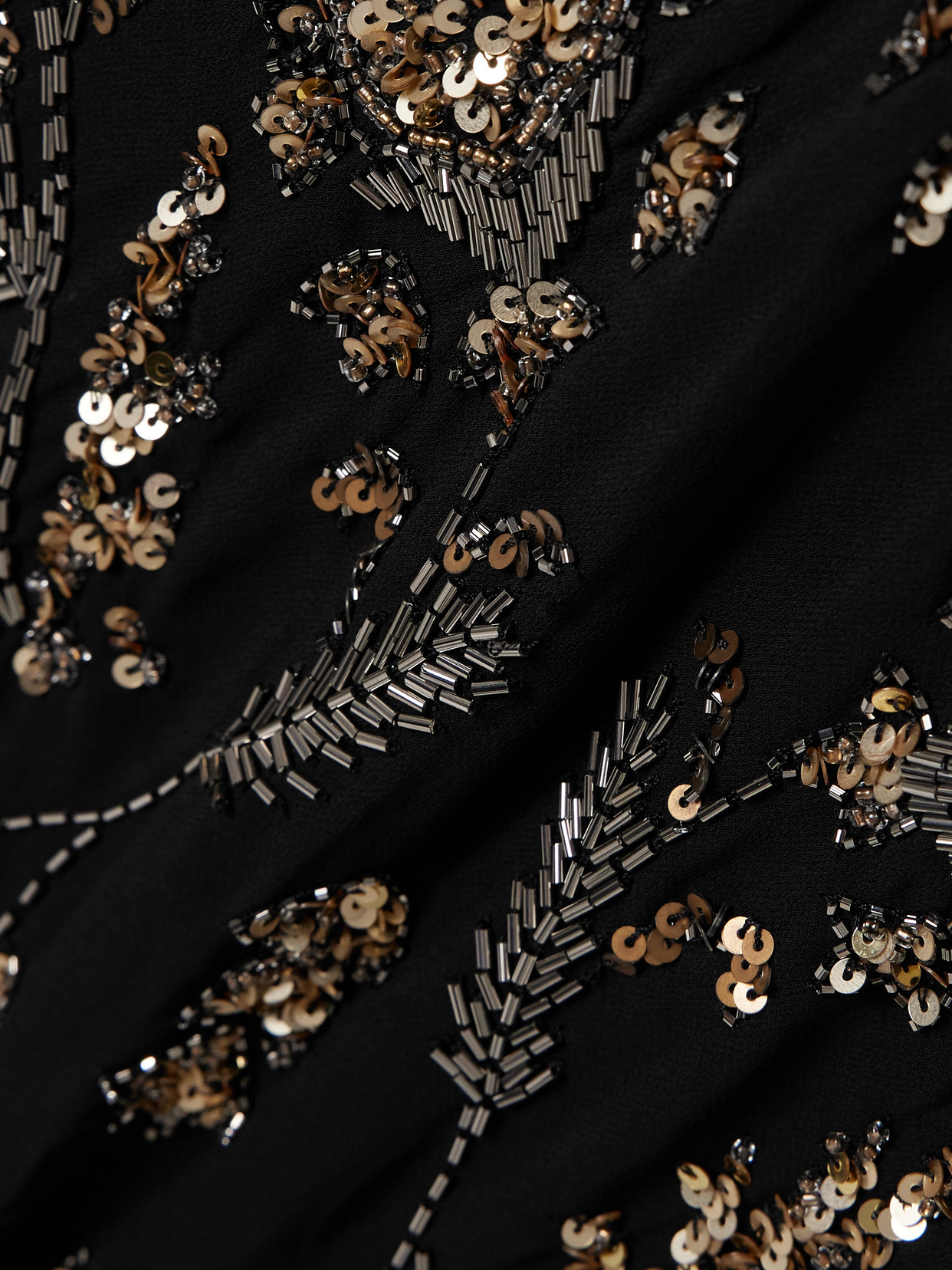 Veronica Beard Medina Embellished Crepe Maxi Skirt In Black