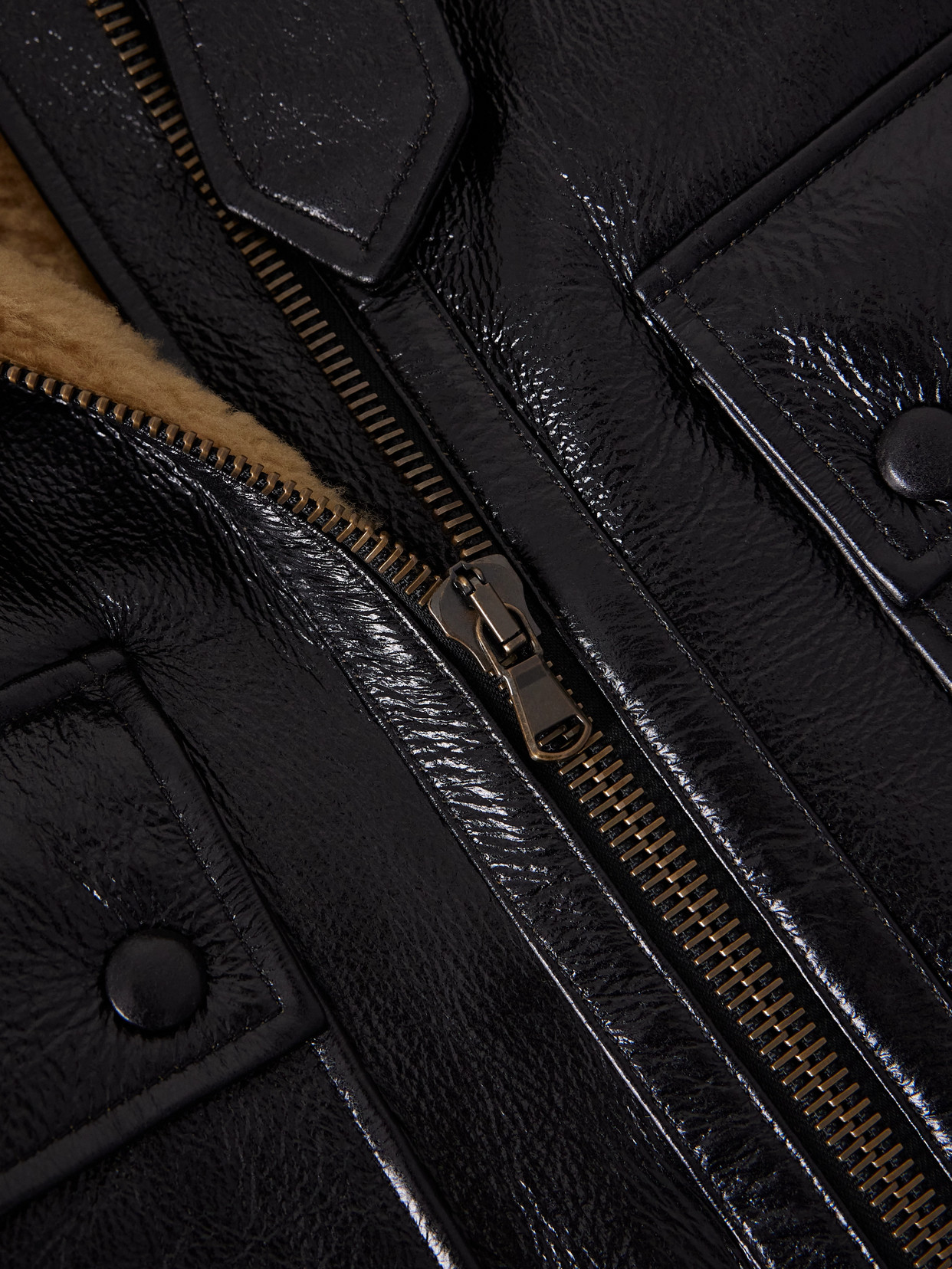 Veronica Beard Danika Shearling Jacket In Black