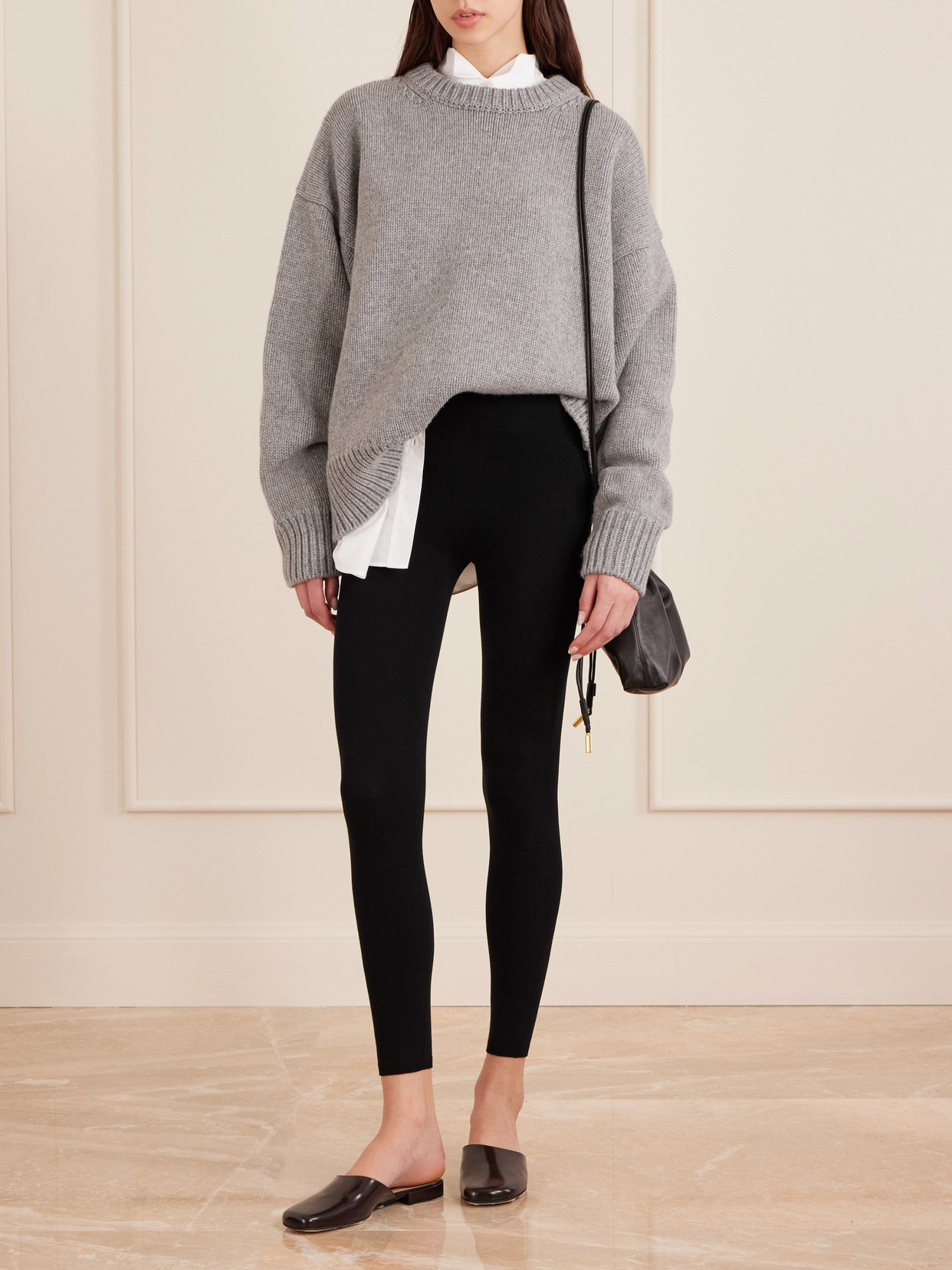 The Row Mimika Knitted Leggings In Multi