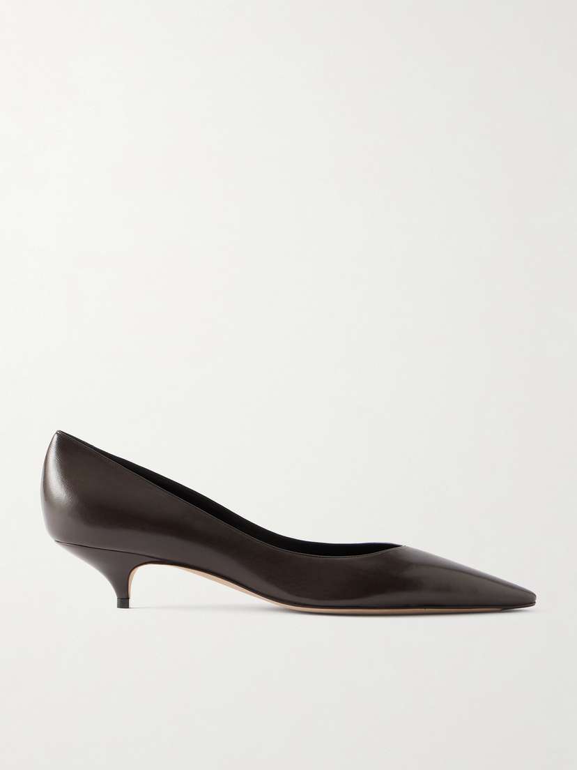 The Row Liisa Leather Pumps