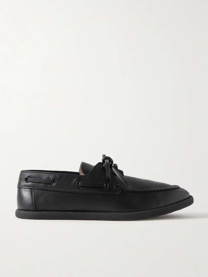 The Row Novus Sailor Leather Loafers