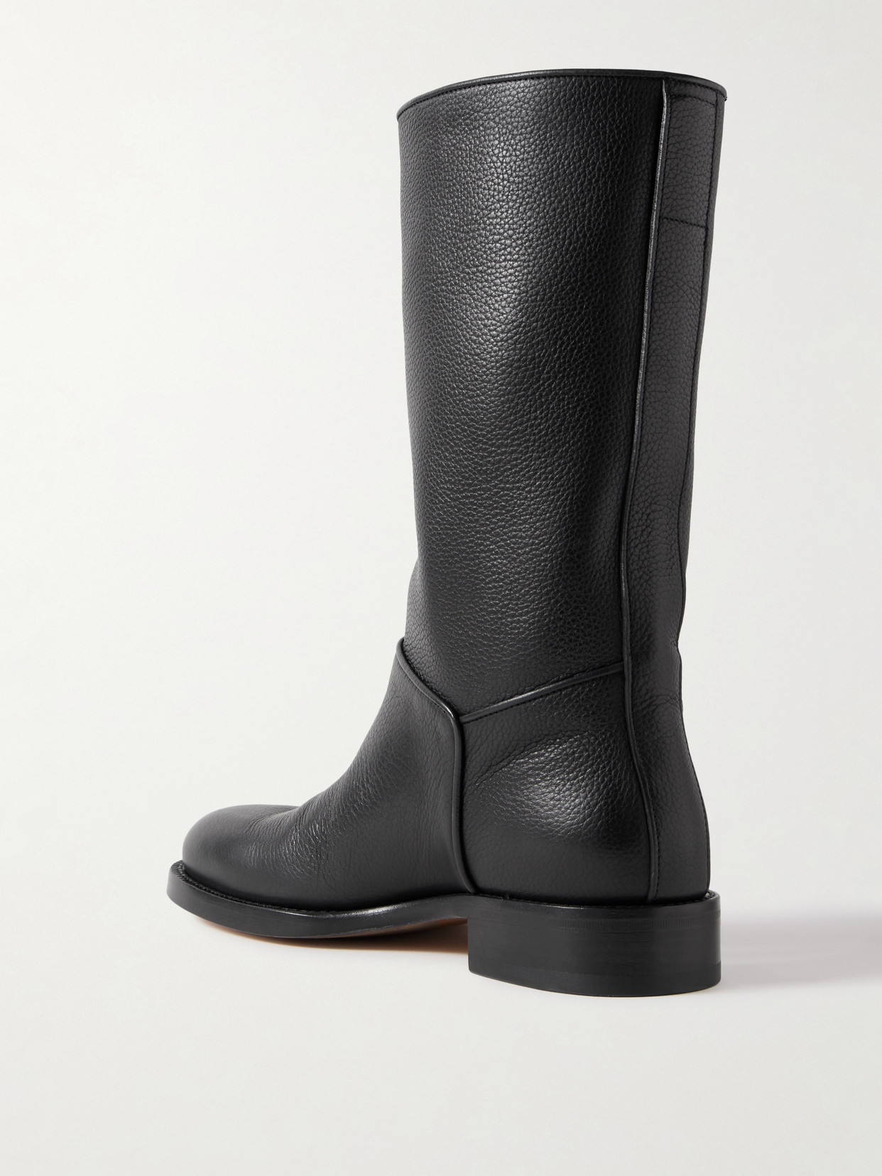 Nobilis Textured-Leather Boots